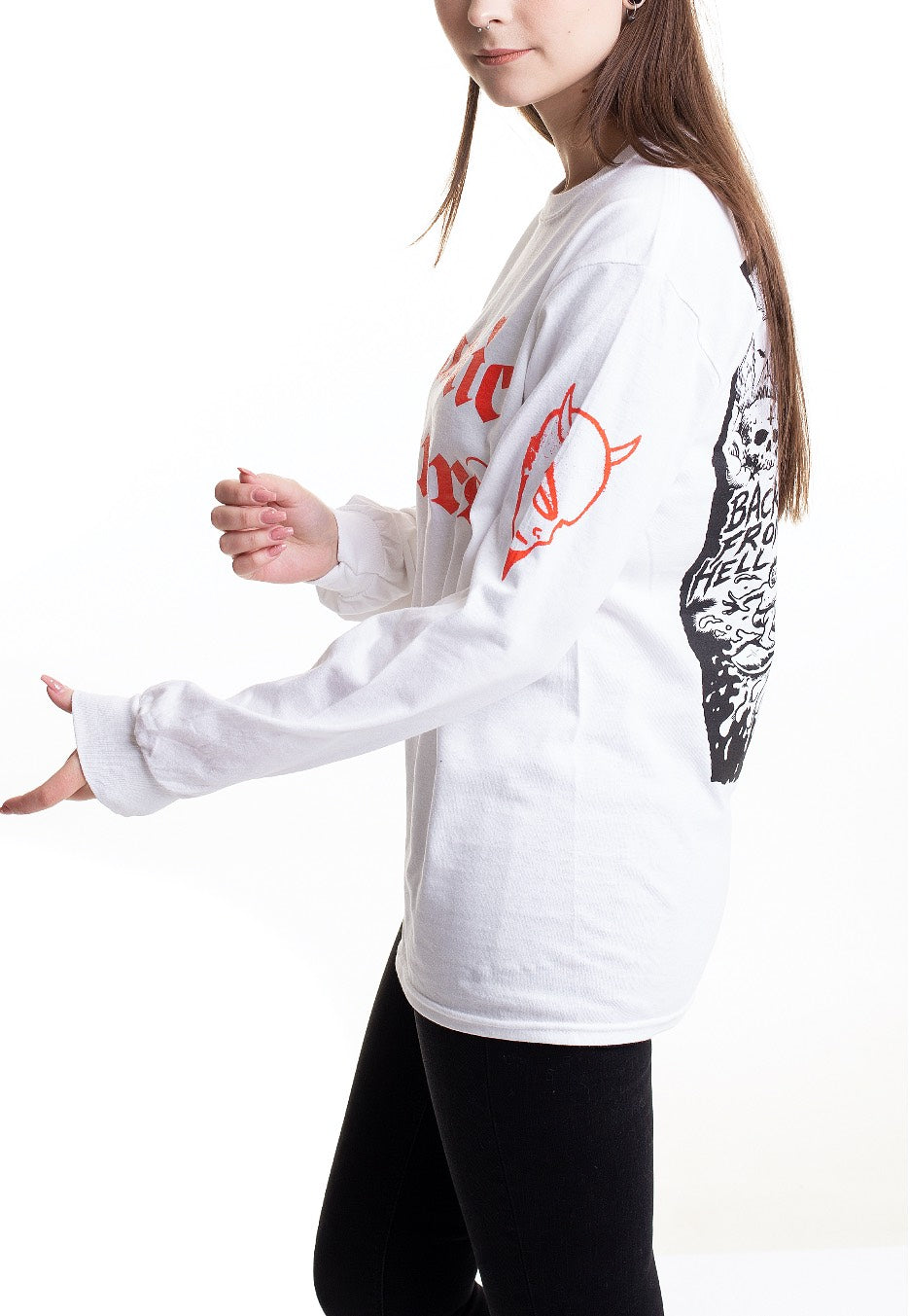 Satanic Surfers - Back From Hell White - Longsleeve | Women-Image