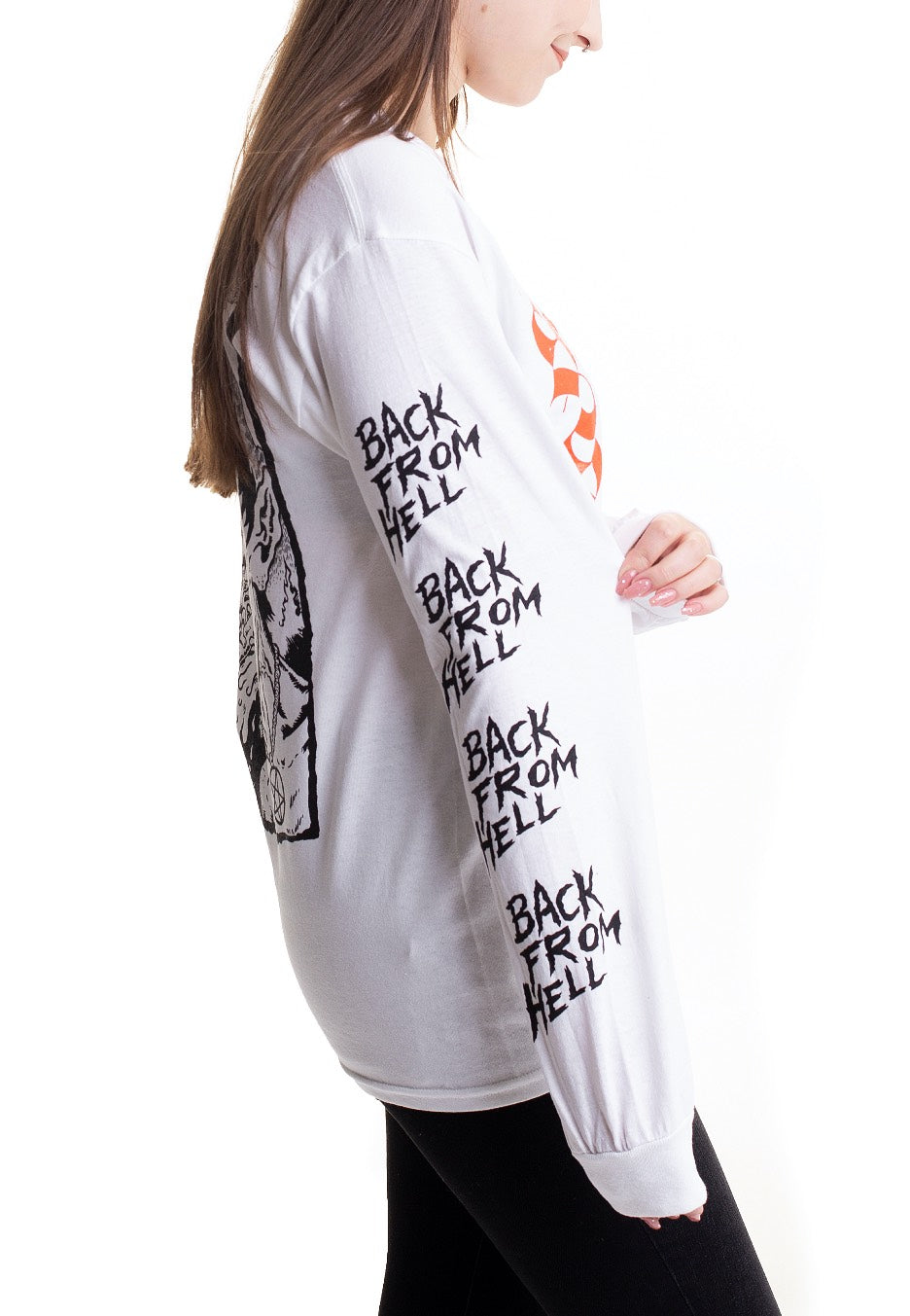 Satanic Surfers - Back From Hell White - Longsleeve | Women-Image