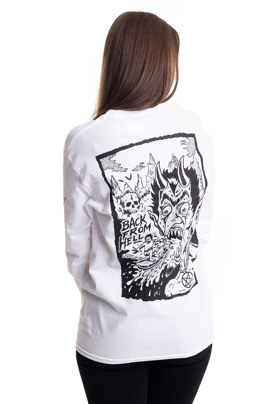 Satanic Surfers - Back From Hell White - Longsleeve | Women-Image