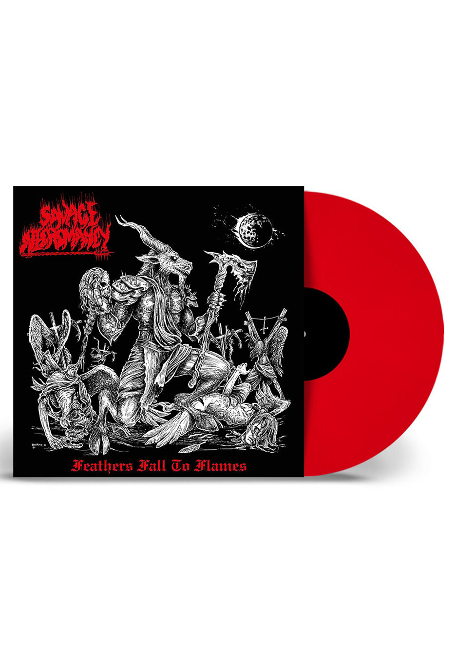 Savage Necromancy - Feathers Fall To Flames Red - Colored Vinyl | Neutral-Image