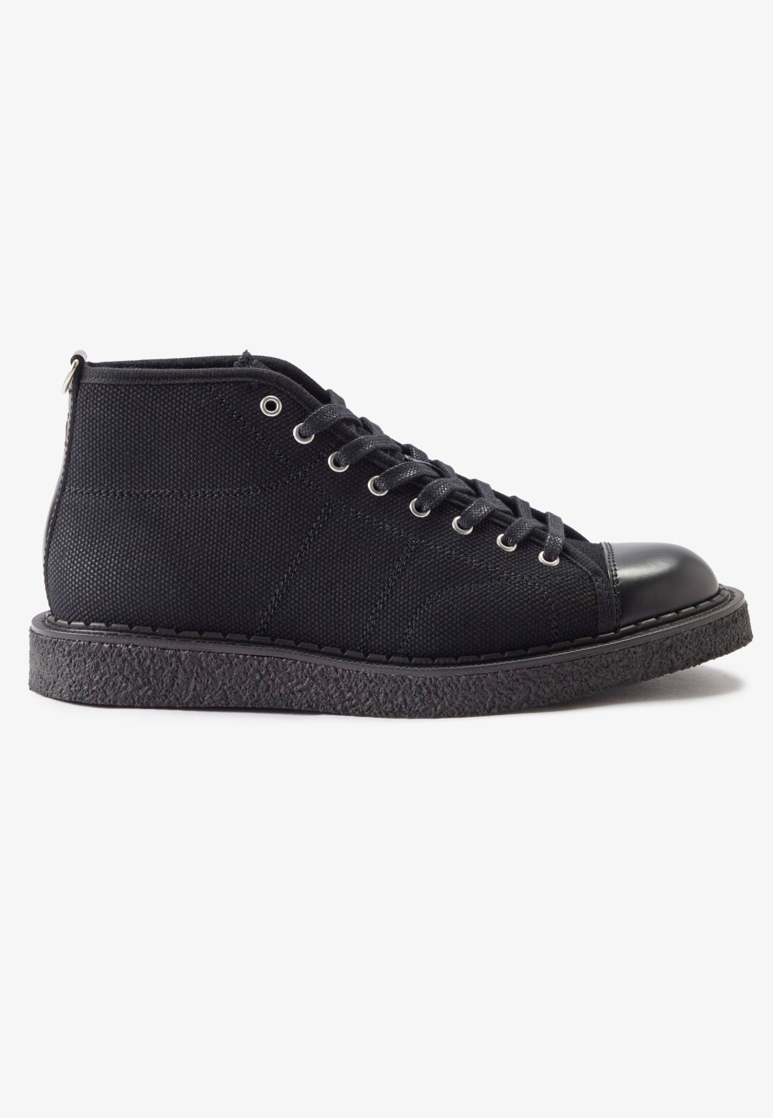 Fred Perry x George Cox - Heavy Canvas Monkey Black - Shoes | Men-Image