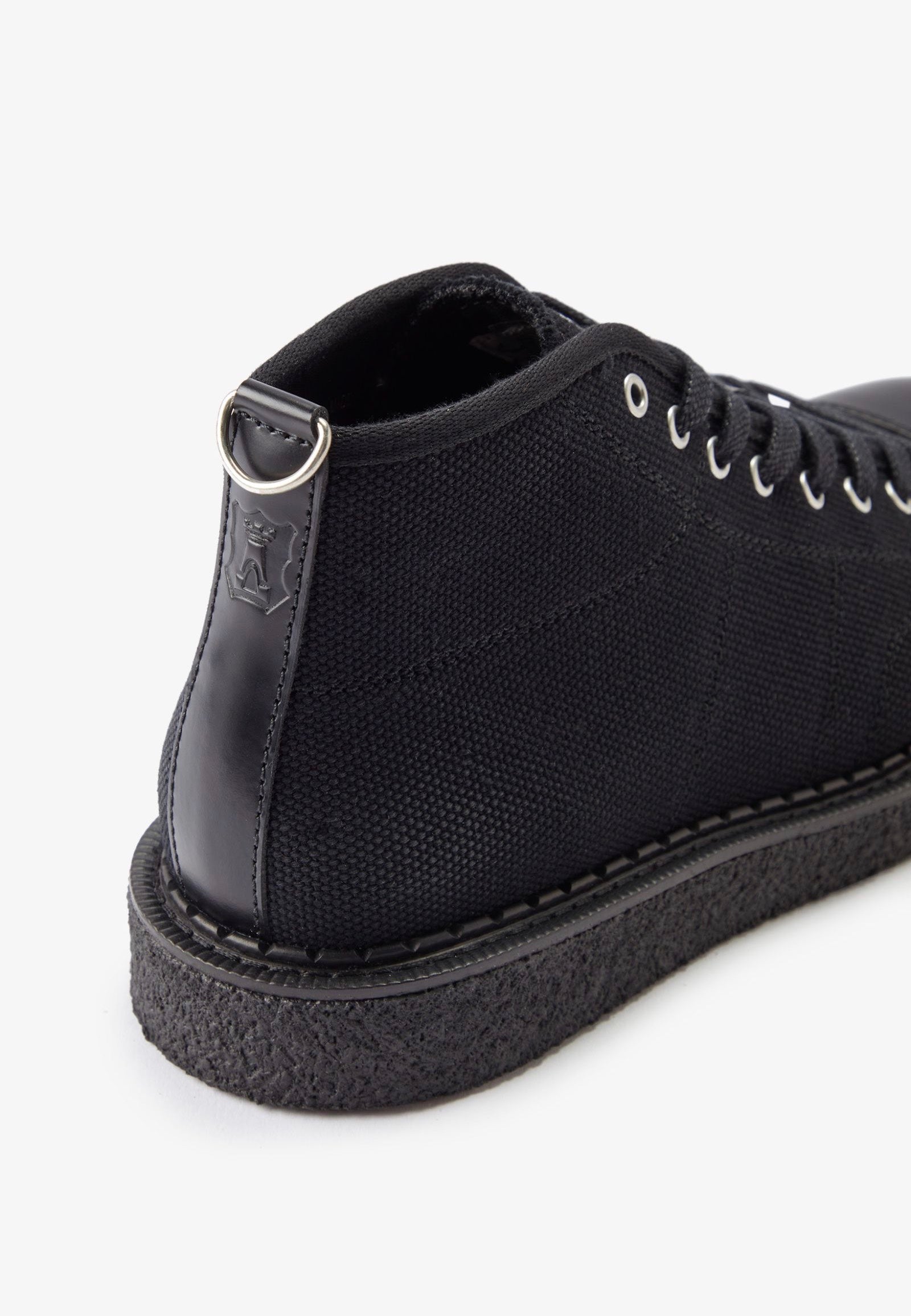 Fred Perry x George Cox - Heavy Canvas Monkey Black - Shoes | Men-Image