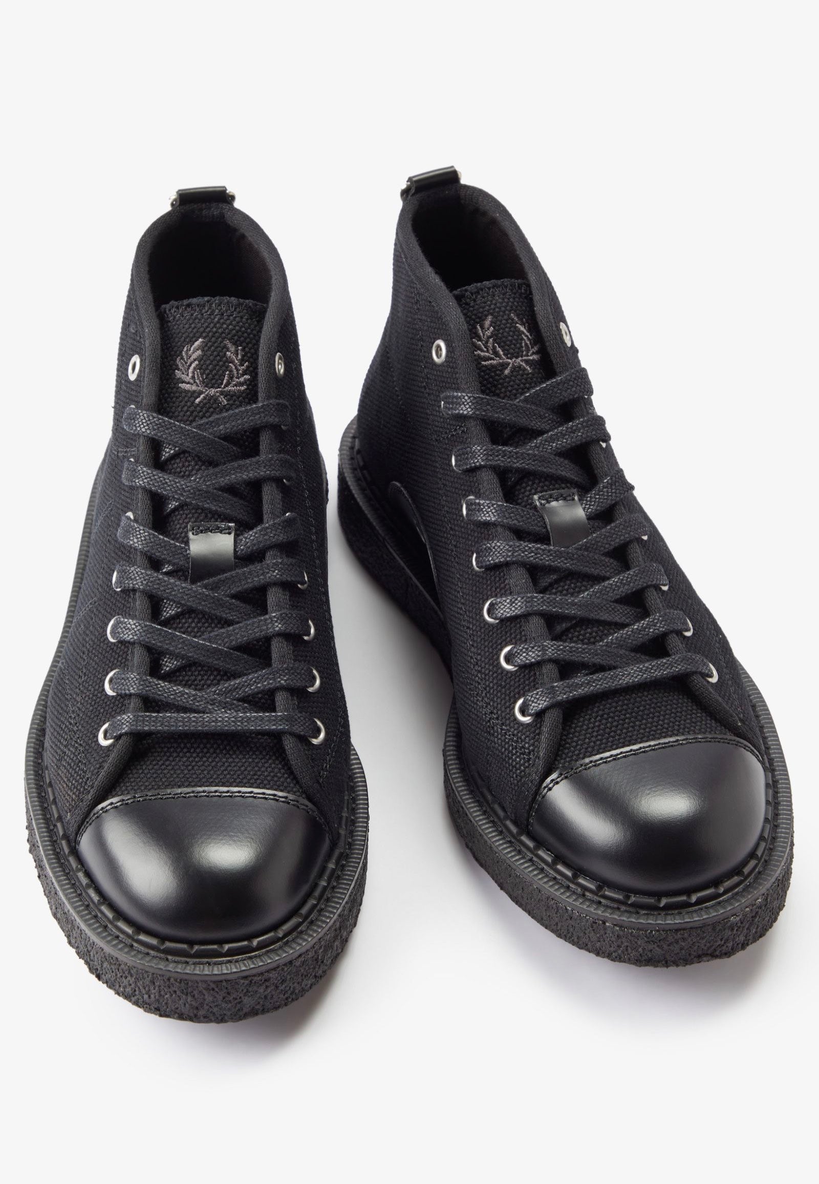 Fred Perry x George Cox - Heavy Canvas Monkey Black - Shoes | Men-Image