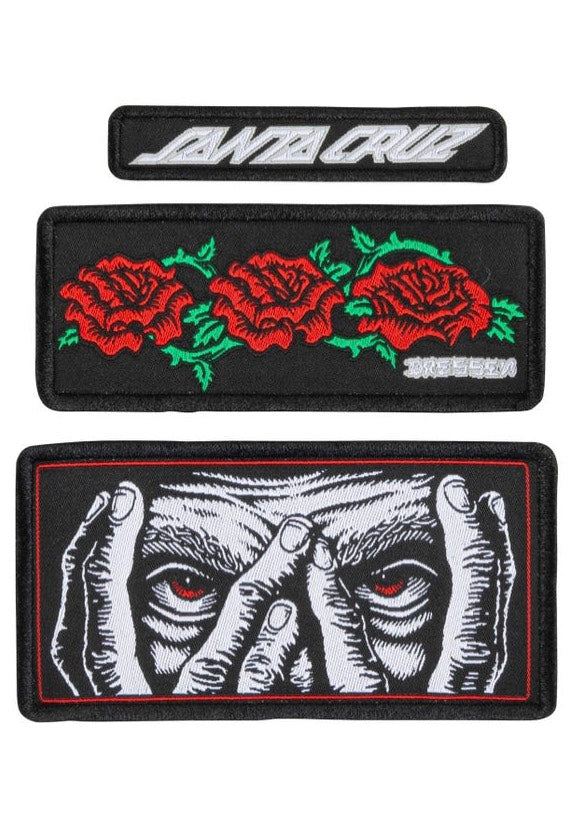 Santa Cruz - Dressen Eyes Roses Set Multi - Patches | Neutral-Image