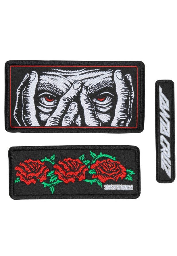 Santa Cruz - Dressen Eyes Roses Set Multi - Patches | Neutral-Image