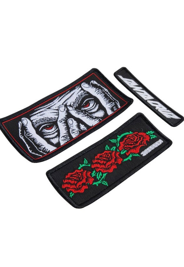 Santa Cruz - Dressen Eyes Roses Set Multi - Patches | Neutral-Image