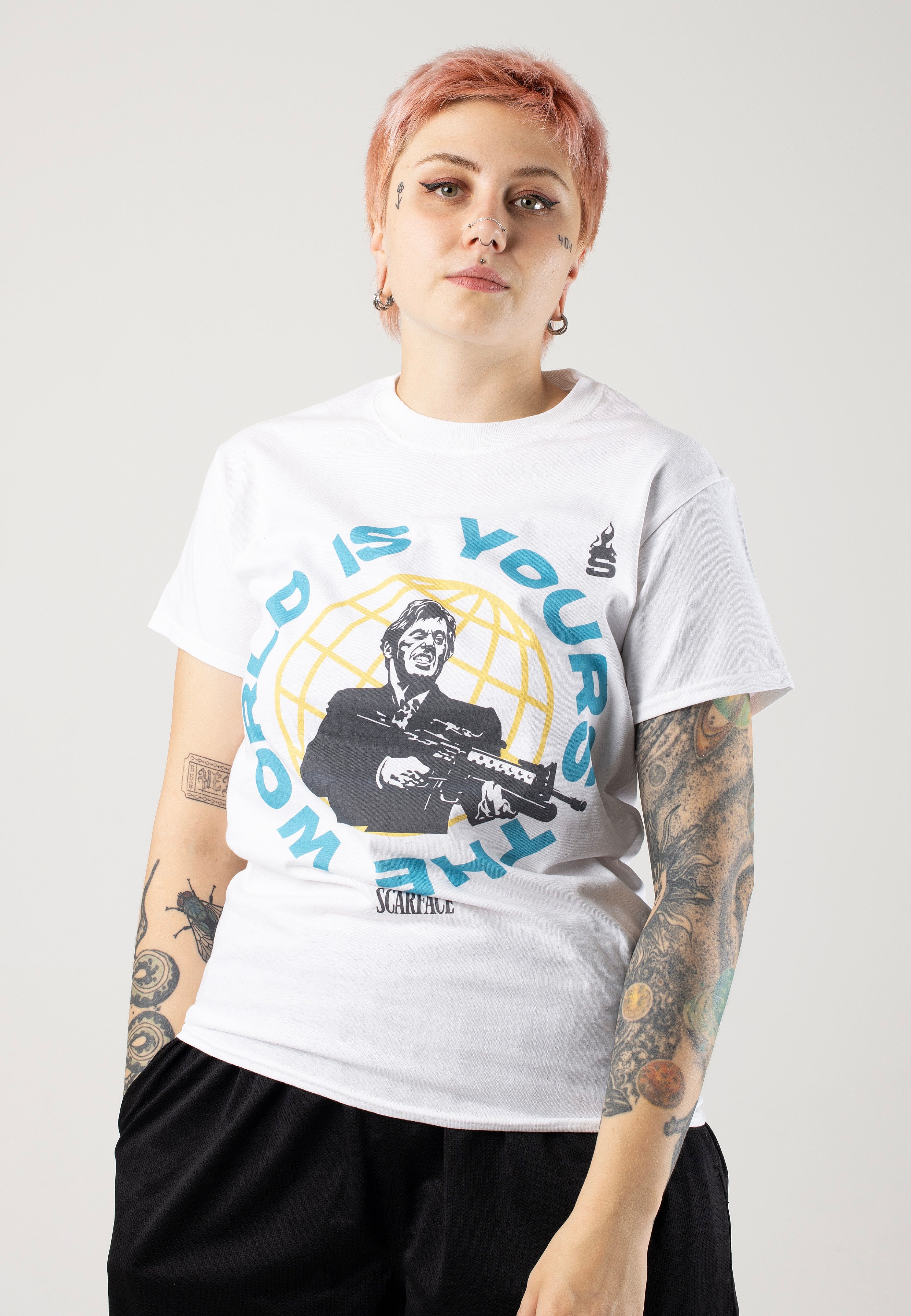 Scarface - The World Is Yours White - T-Shirt | Women-Image