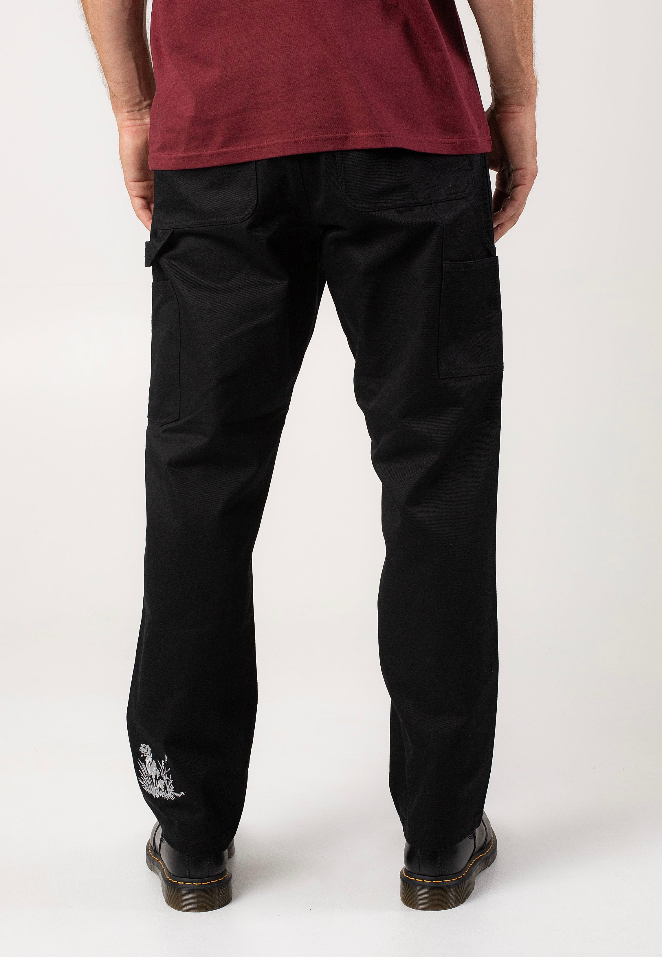 Carhartt WIP - Ducks Single Knee Black - Pants | Men-Image