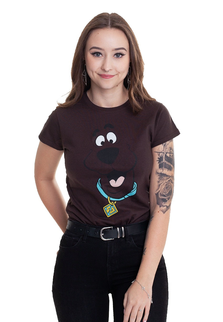 Scooby Doo - Face Brown - Girly | Women-Image