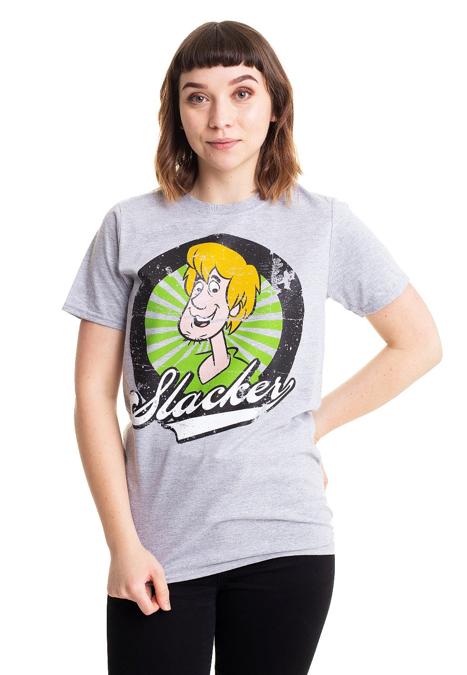 Scooby Doo - Shaggy The Slacker Grey - T-Shirt | Women-Image