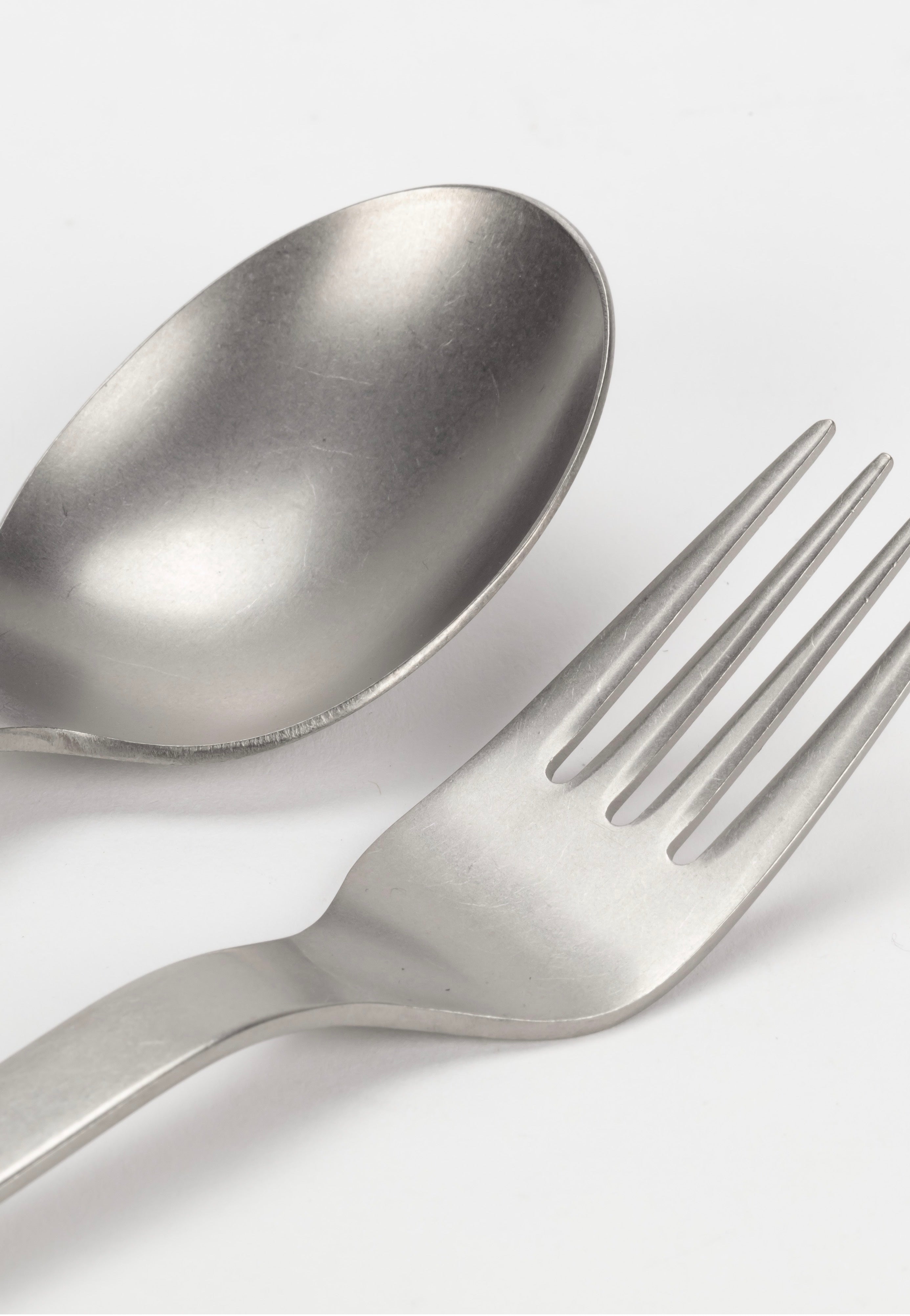 Snow Peak - Titanium Fork & Spoon Darkgreen - Cutlery Set | Neutral-Image