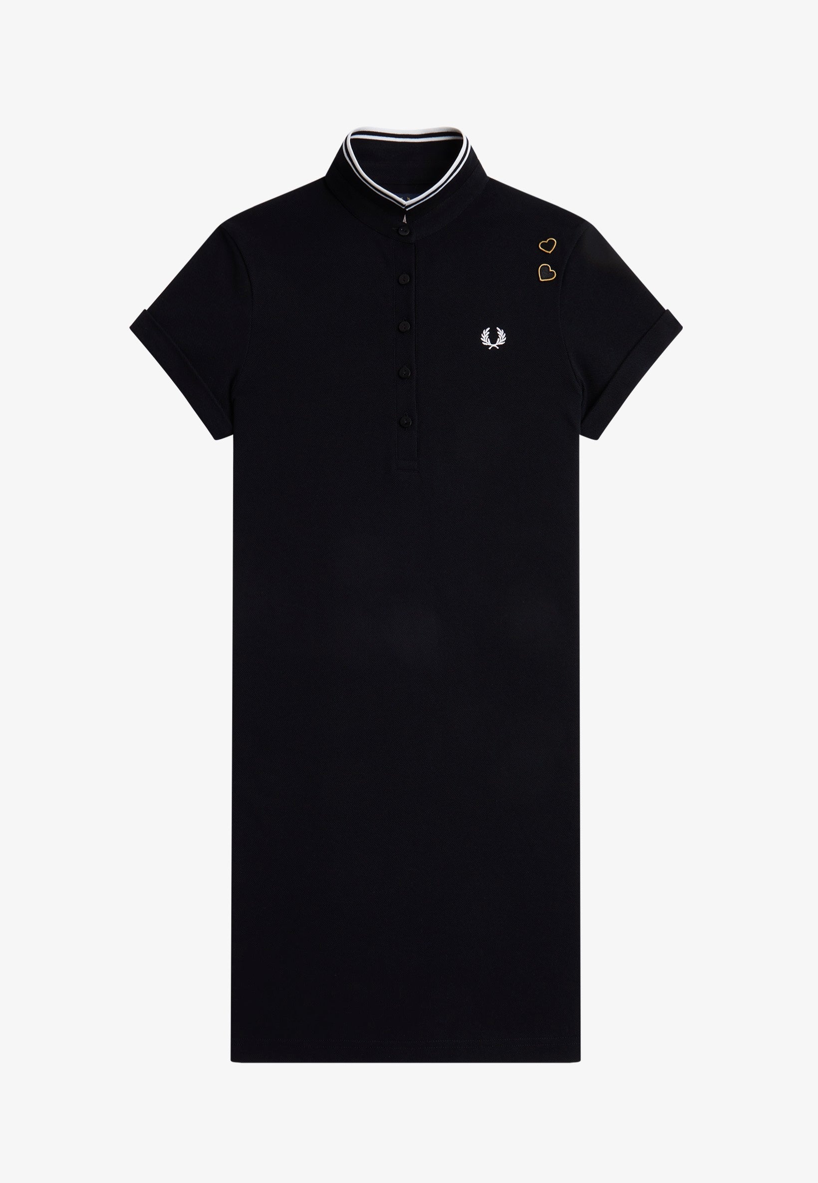 Fred Perry x Amy Winehouse - Tipped Pique Black - Dress | Women-Image