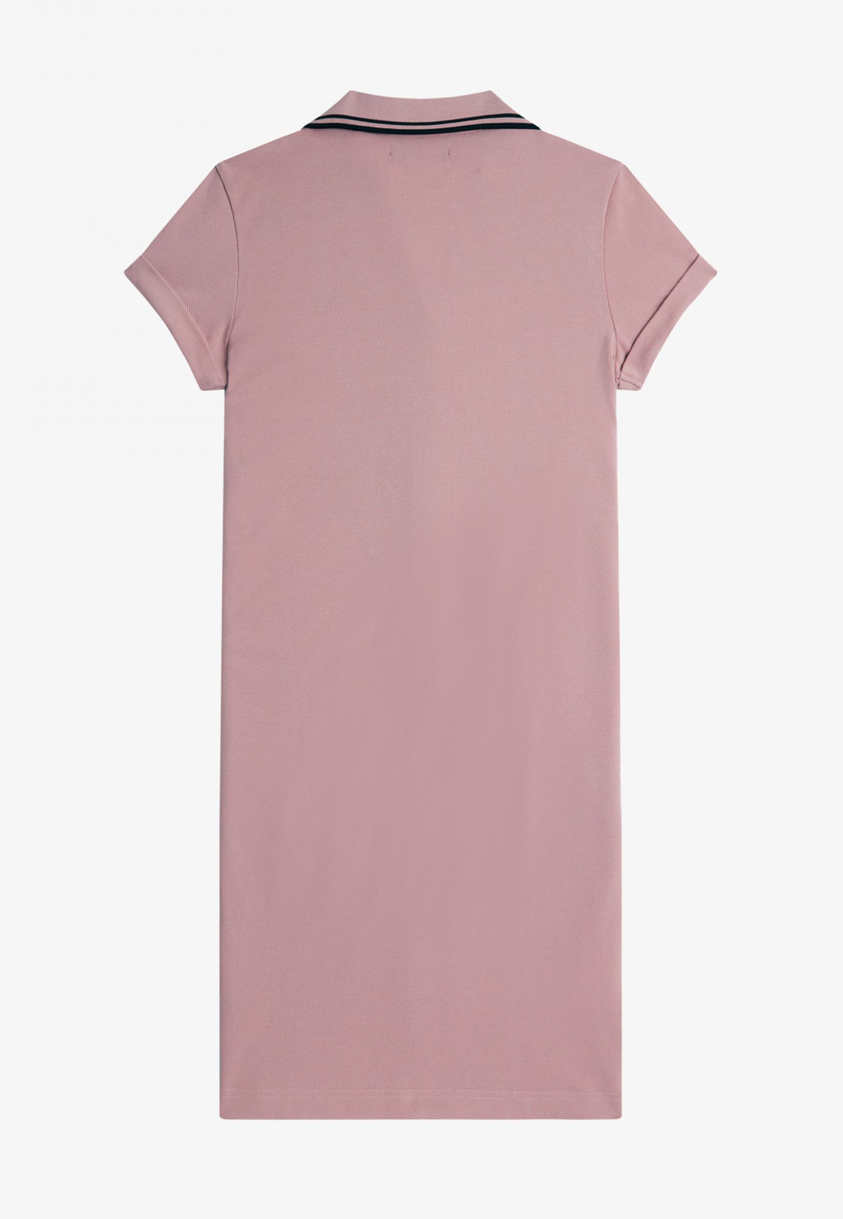 Fred Perry x Amy Winehouse - Button Thru Pique Shirt Dusty Rose Pink - Dress | Women-Image