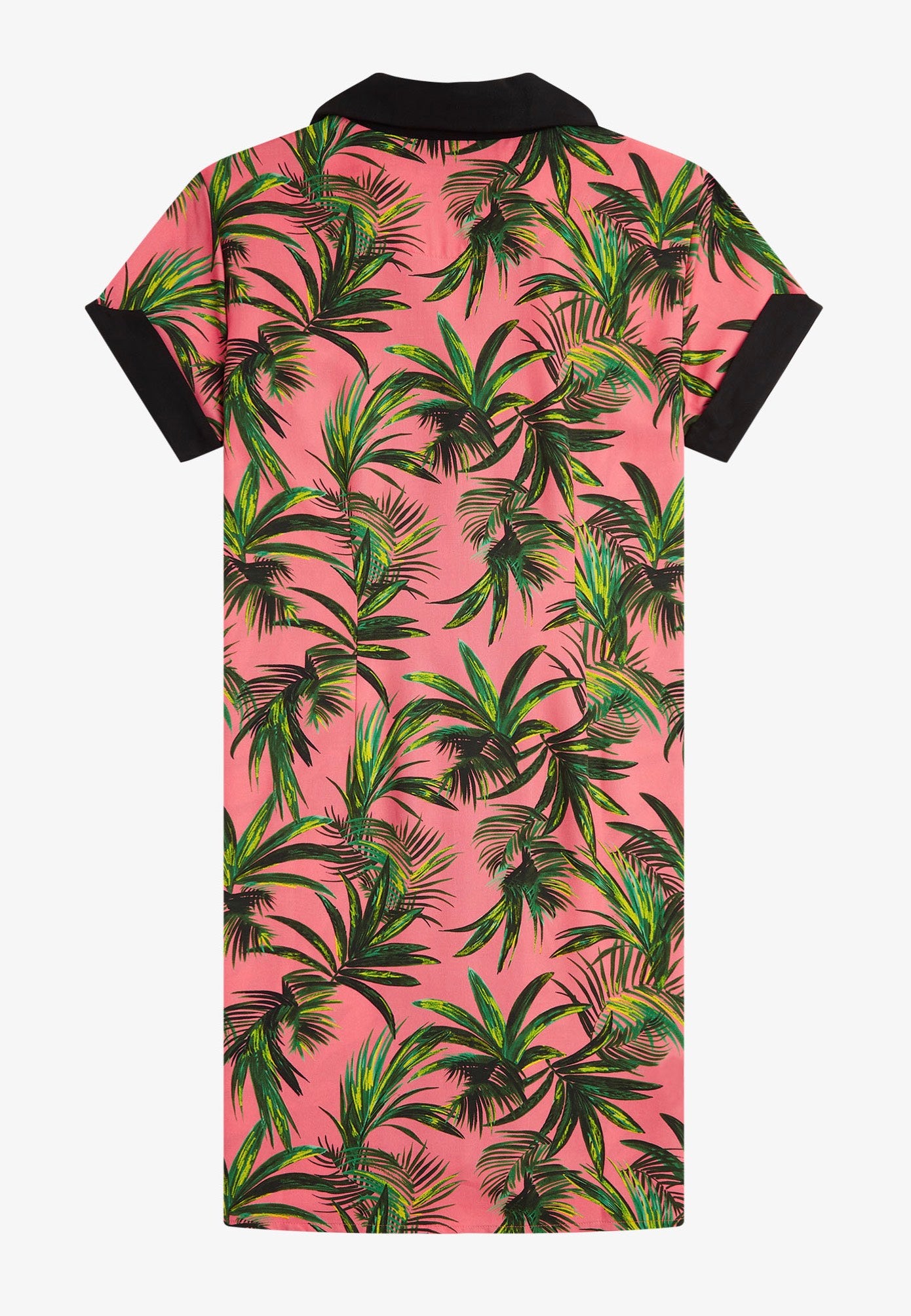 Fred Perry x Amy Winehouse - Palm Print Shirt Coral Heat - Dress | Women-Image