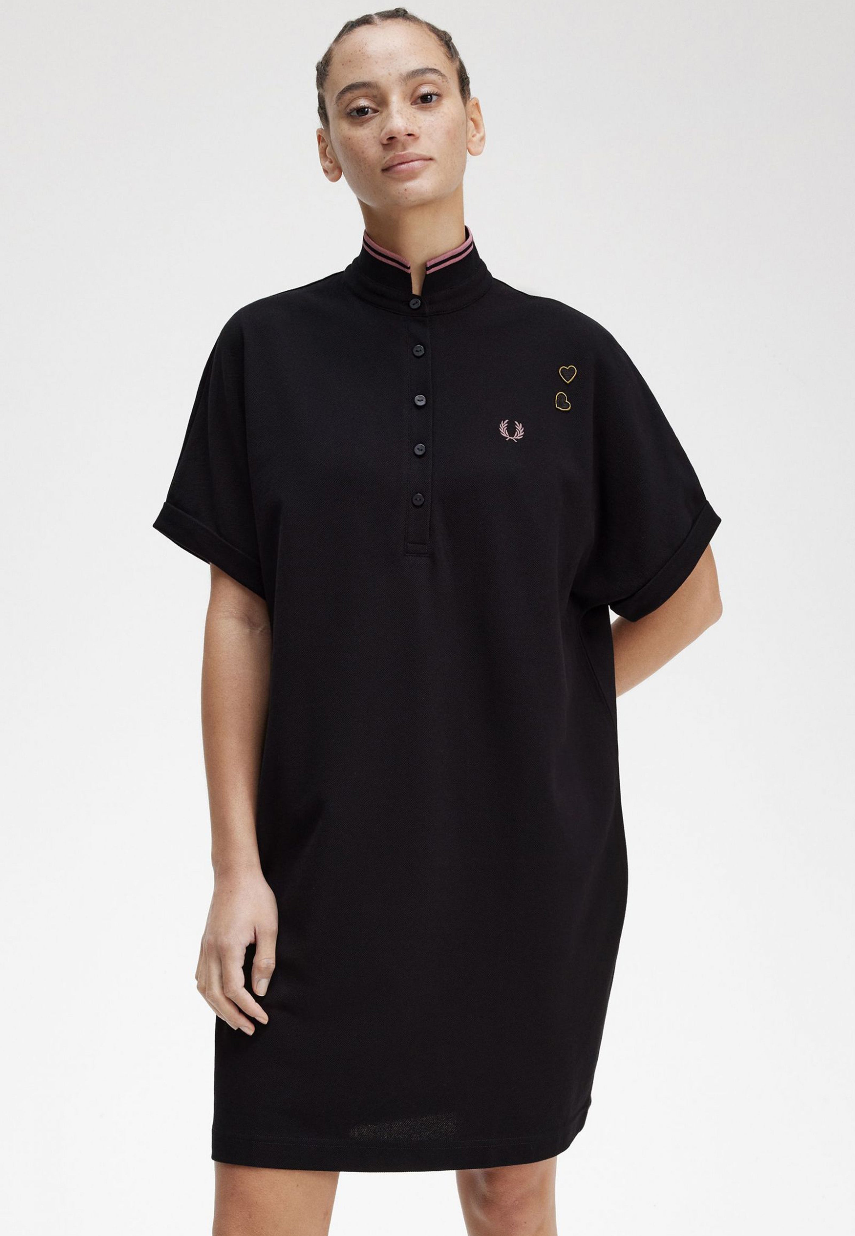 Fred Perry x Amy Winehouse - Tipped Pique Black - Dress | Women-Image