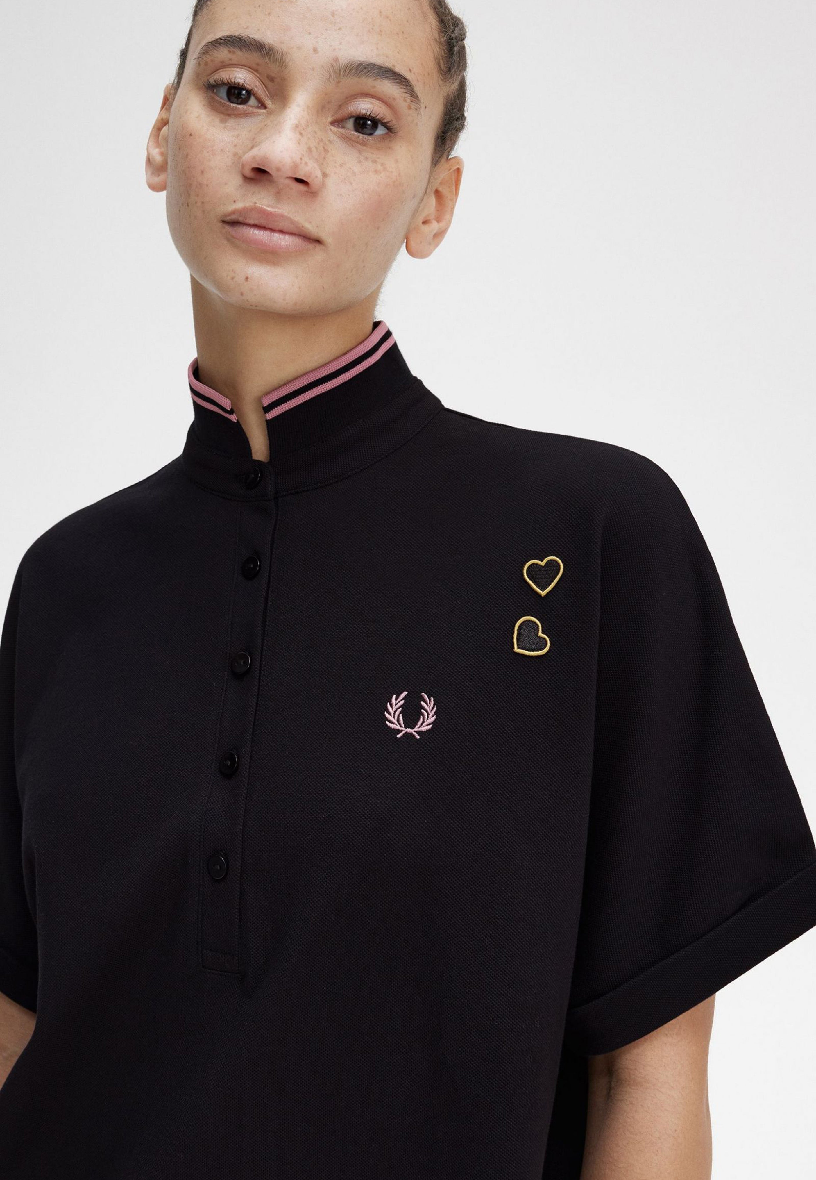 Fred Perry x Amy Winehouse - Tipped Pique Black - Dress | Women-Image