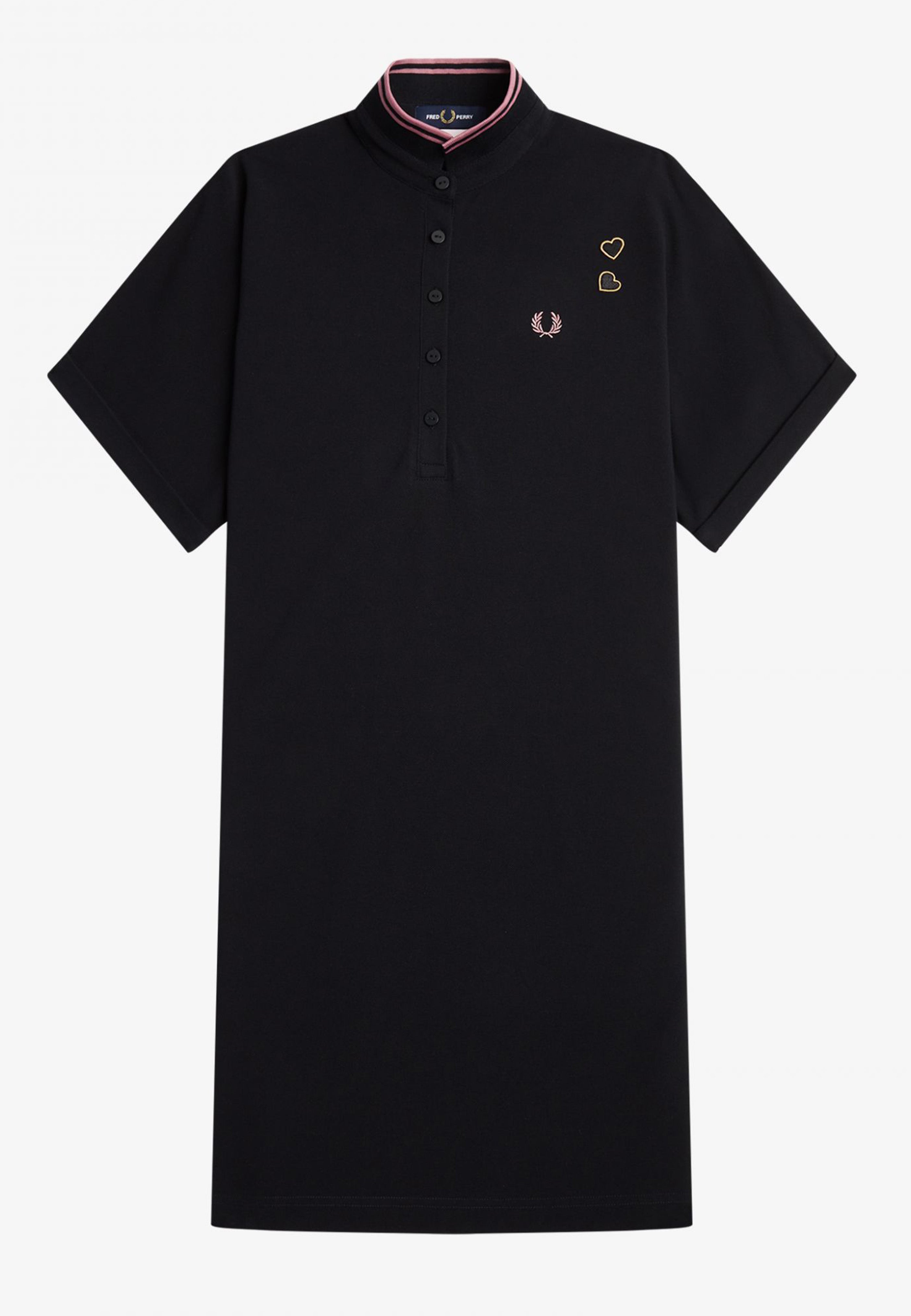 Fred Perry x Amy Winehouse - Tipped Pique Black - Dress | Women-Image