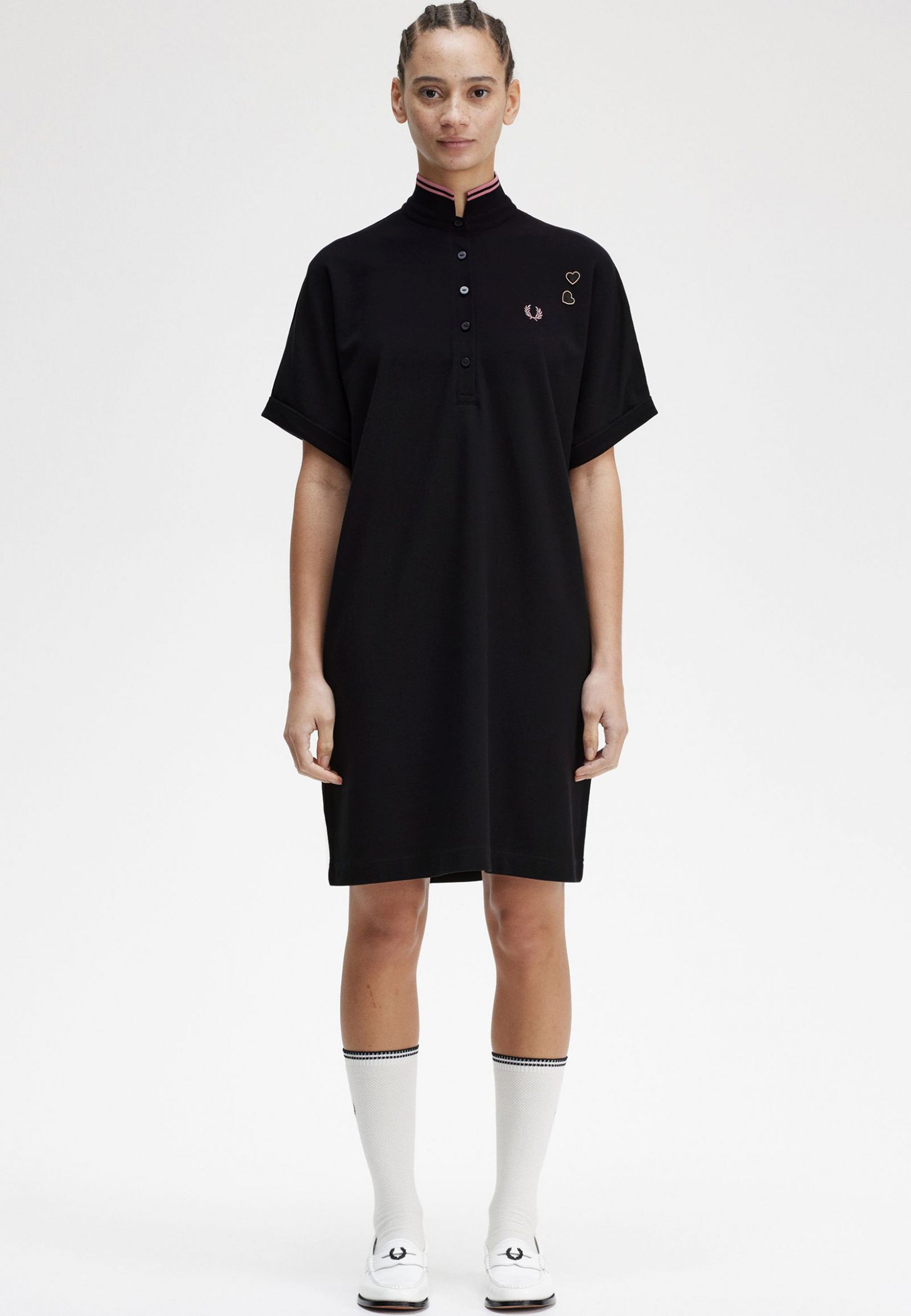 Fred Perry x Amy Winehouse - Tipped Pique Black - Dress | Women-Image