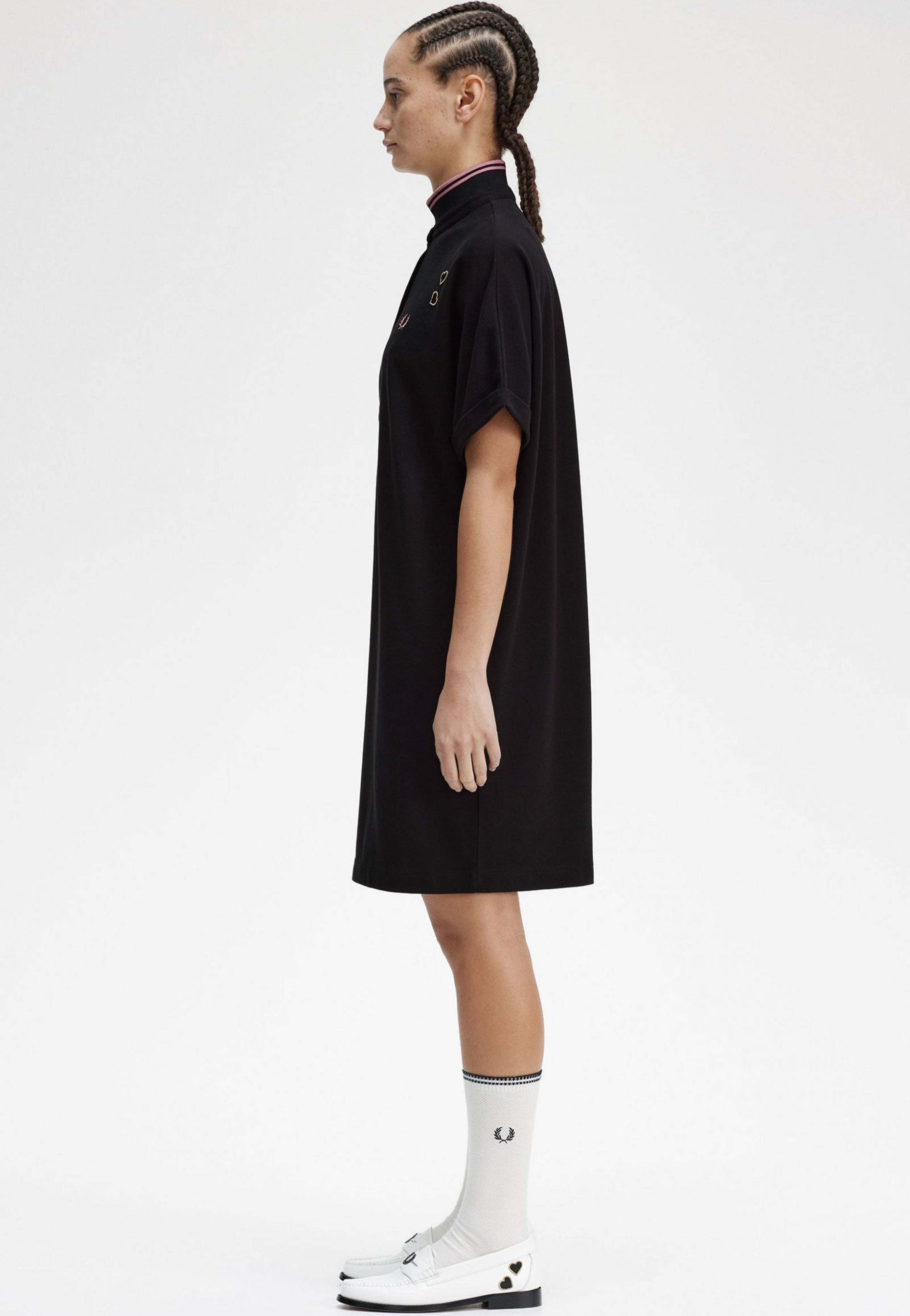 Fred Perry x Amy Winehouse - Tipped Pique Black - Dress | Women-Image