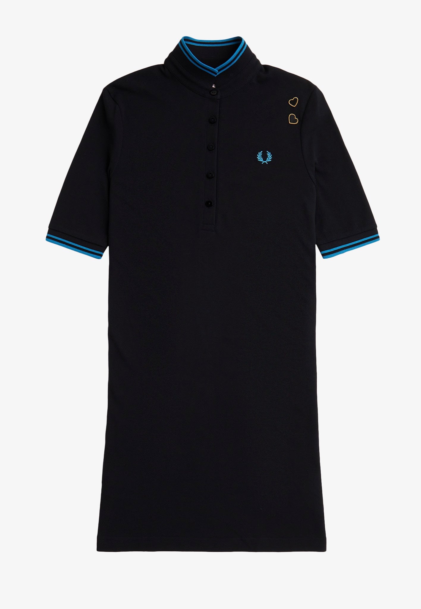 Fred Perry x Amy Winehouse - Tipped Pique Black - Dress | Women-Image