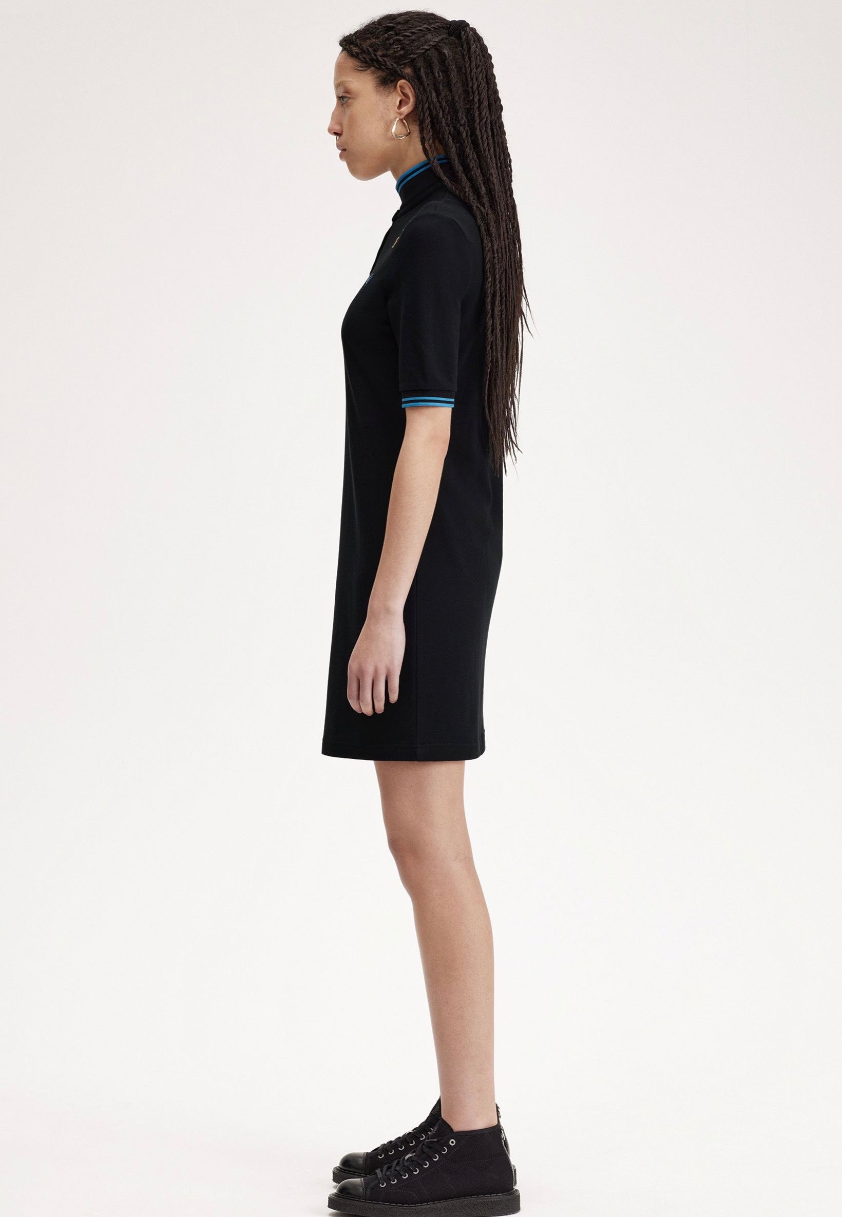 Fred Perry x Amy Winehouse - Tipped Pique Black - Dress | Women-Image