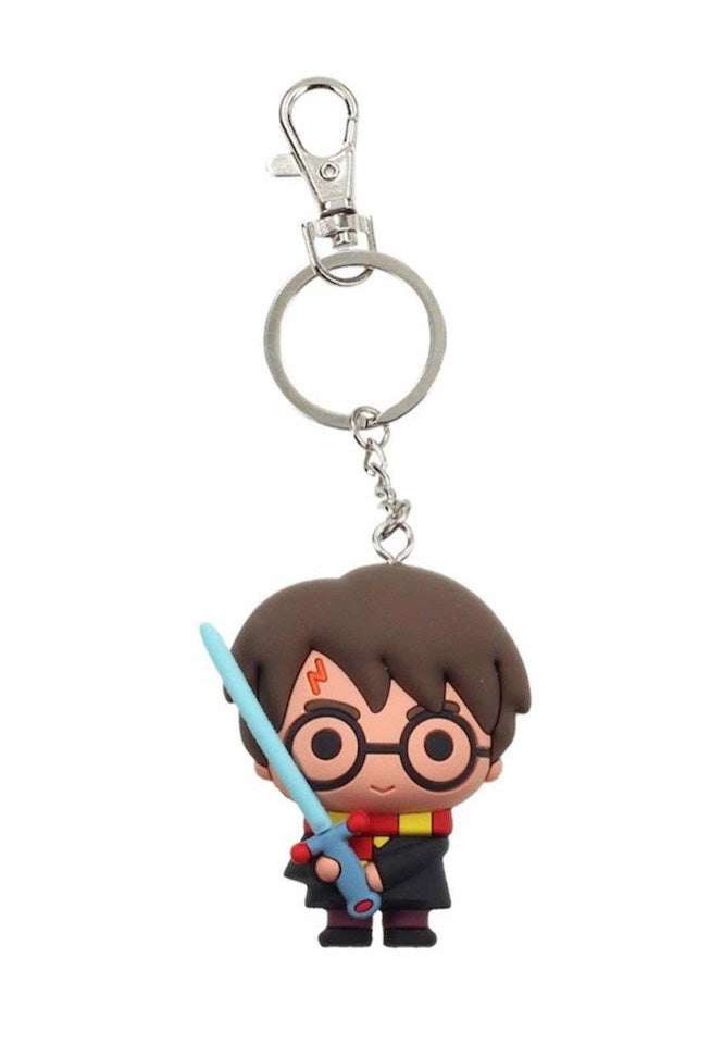 Harry Potter - Harry With Sword Of Gryffindor Rubber - Keychain | Neutral-Image