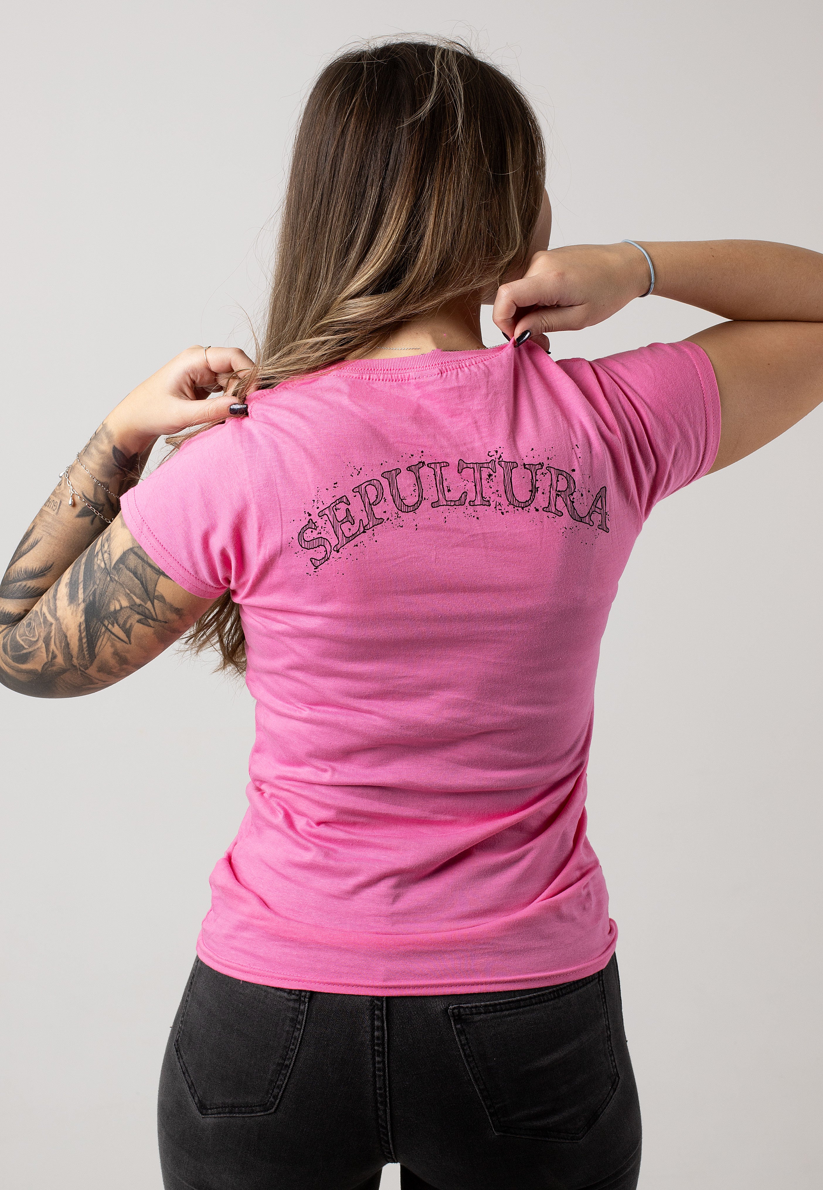 Sepultura - Logo Pink - Girly | Women-Image