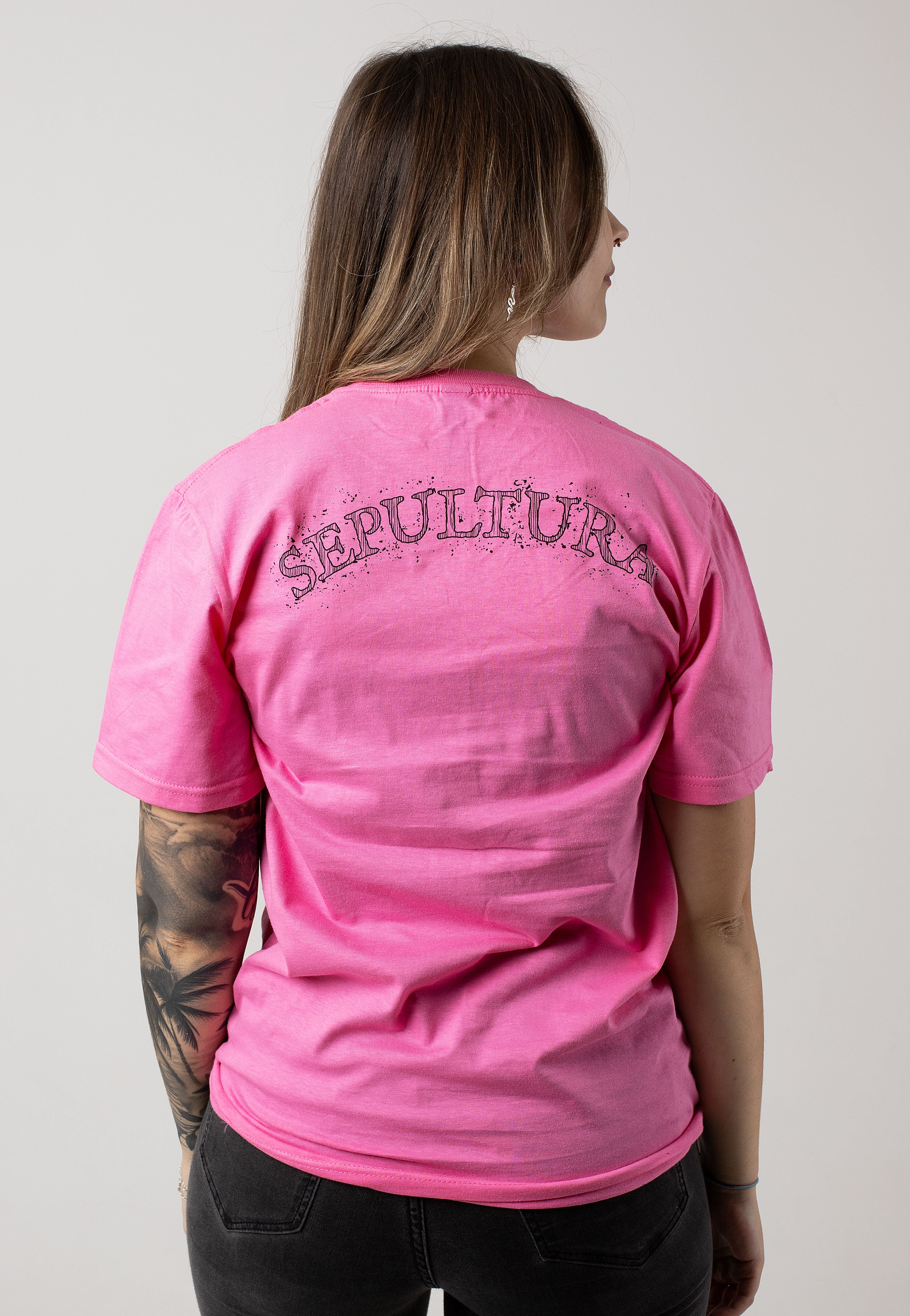 Sepultura - Logo Pink - T-Shirt | Women-Image