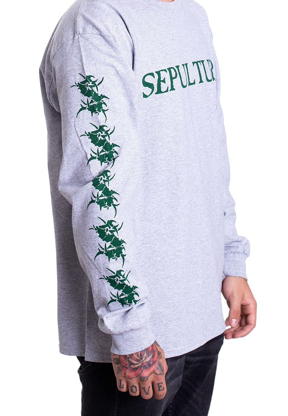 Sepultura - Logo Sportsgrey - Longsleeve | Men-Image