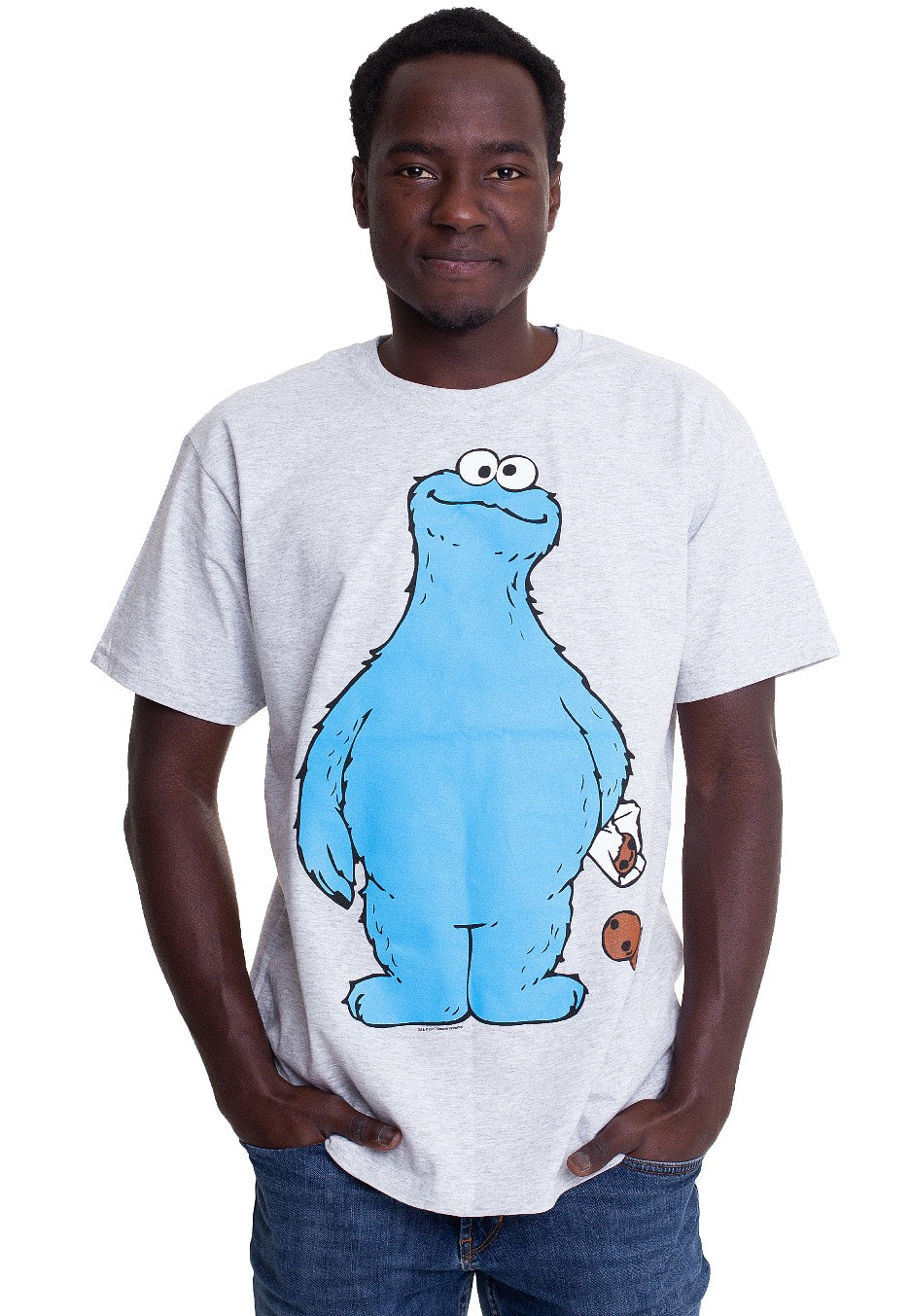 Sesame Street - Cookie Thief Grey - T-Shirt | Men-Image