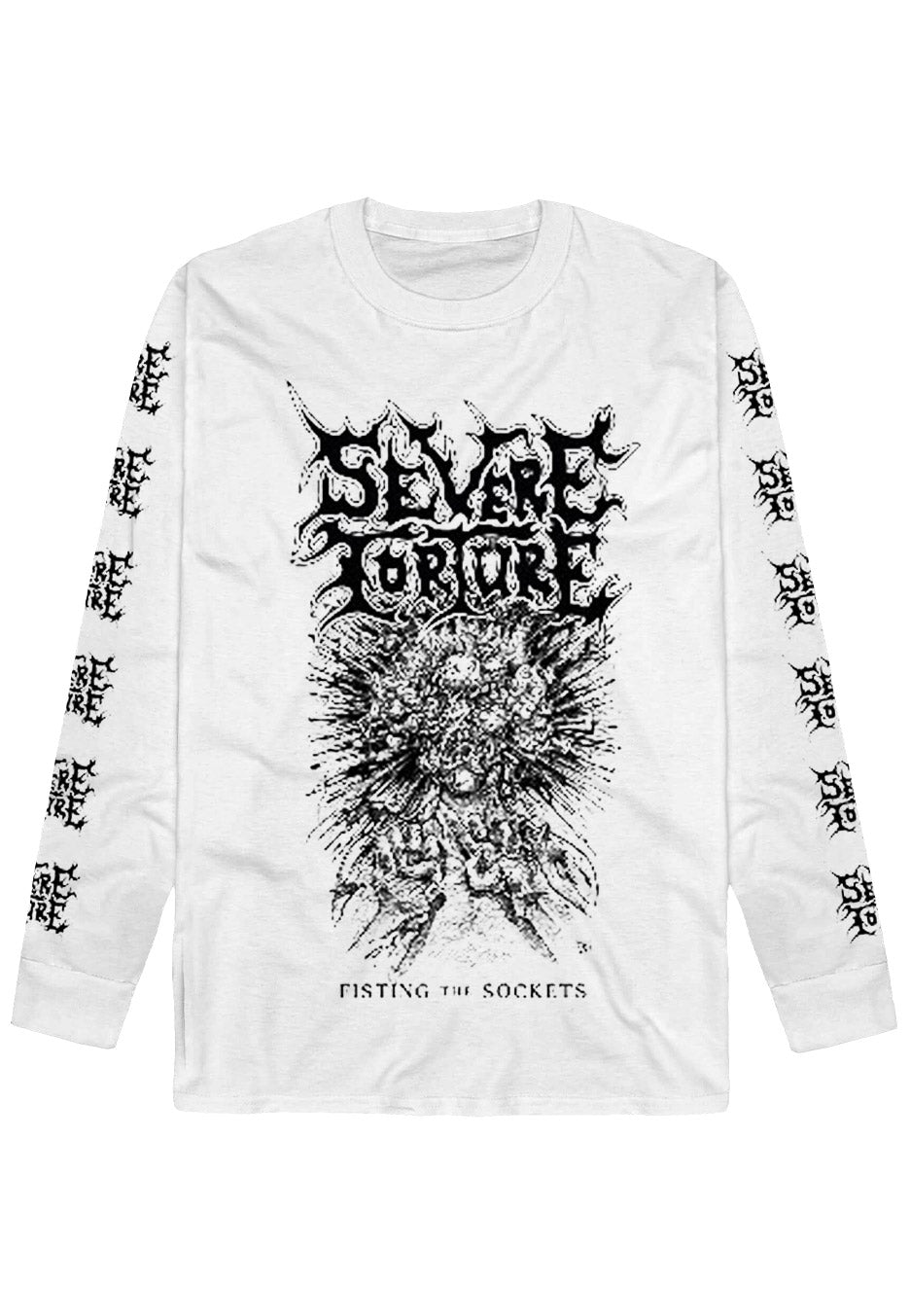 Severe Torture - Fisting The Sockets White - Longsleeve | Neutral-Image