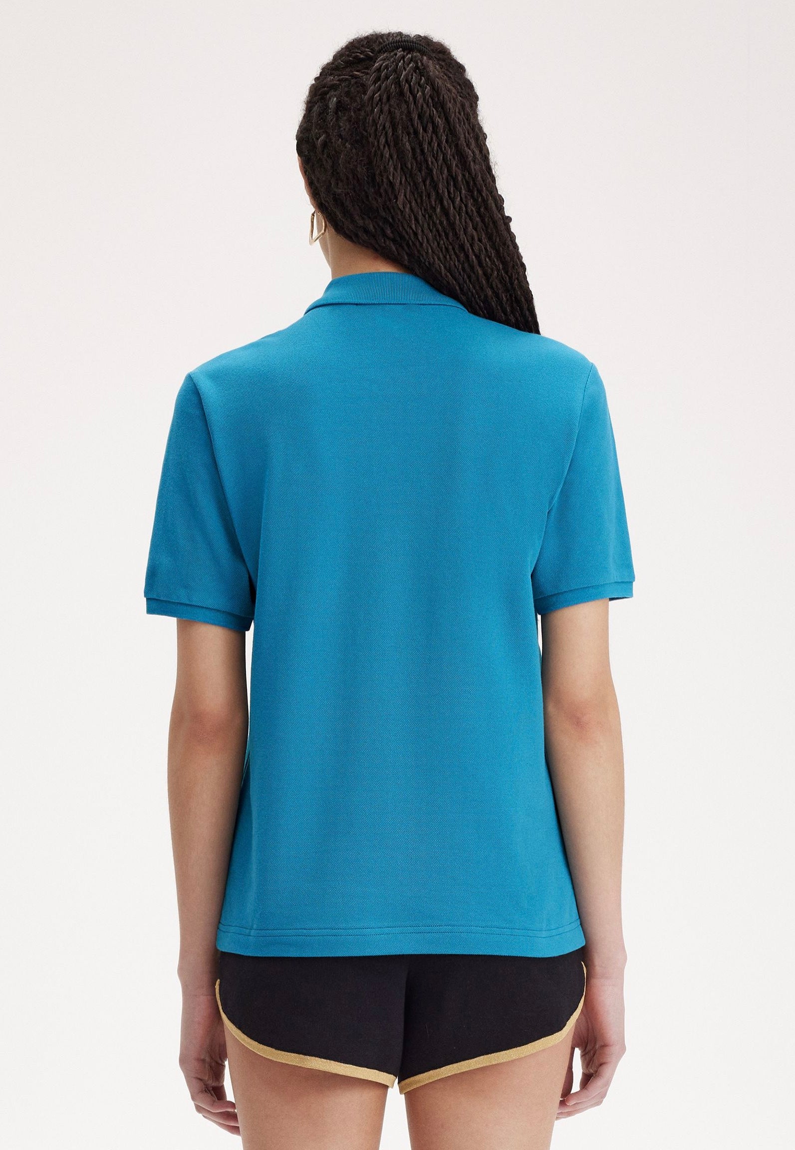 Fred Perry x Amy Winehouse - Embroidered Runaway Bay Ocean - Polo | Women-Image