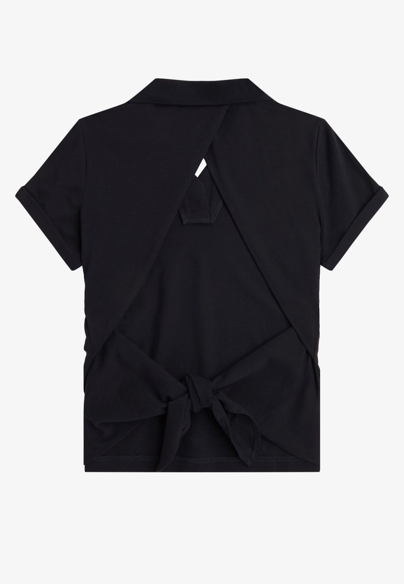 Fred Perry x Amy Winehouse - Tie Back Black - Polo | Women-Image