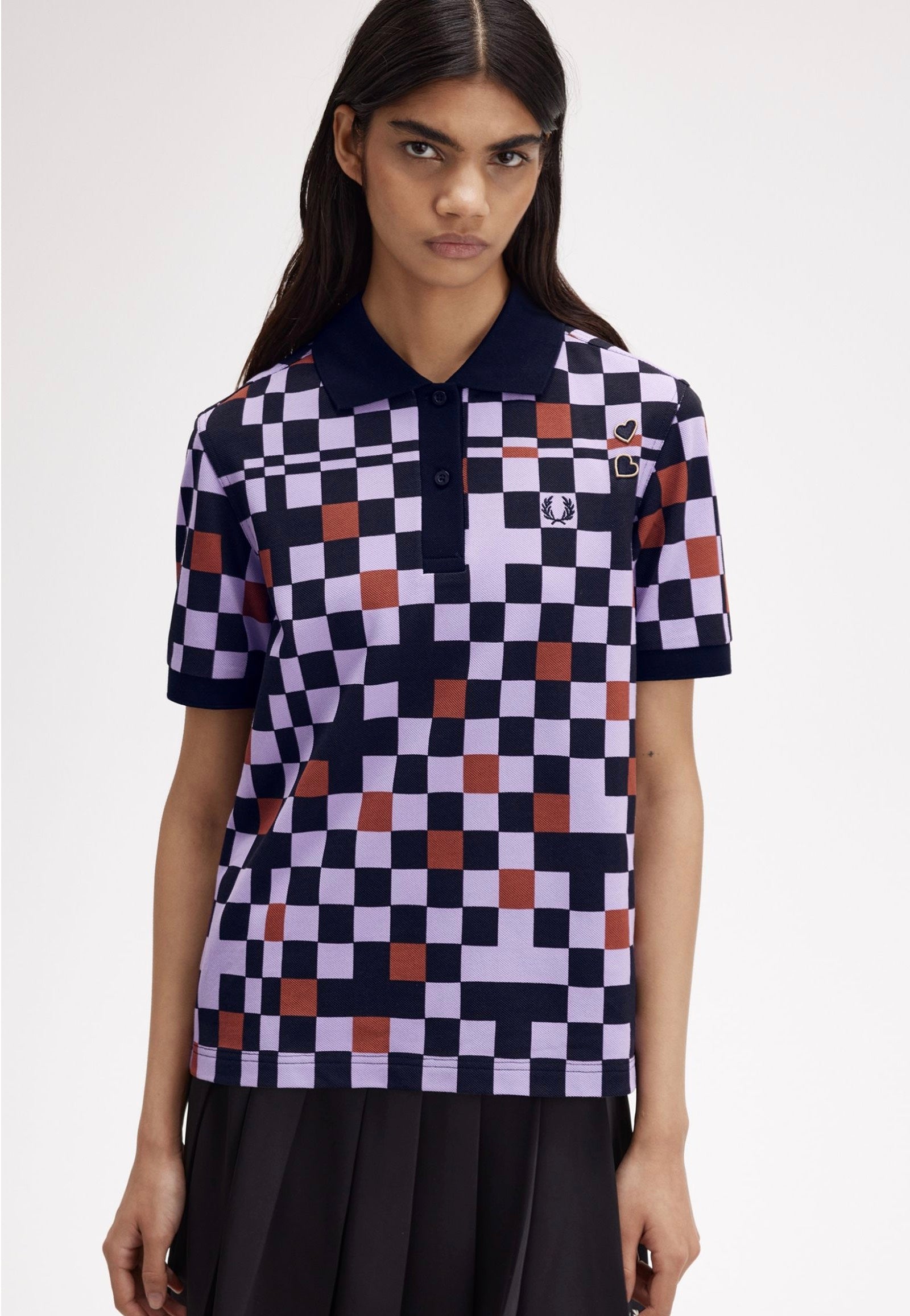 Fred Perry x Amy Winehouse - Printed Ultra Violet - Polo | Women-Image