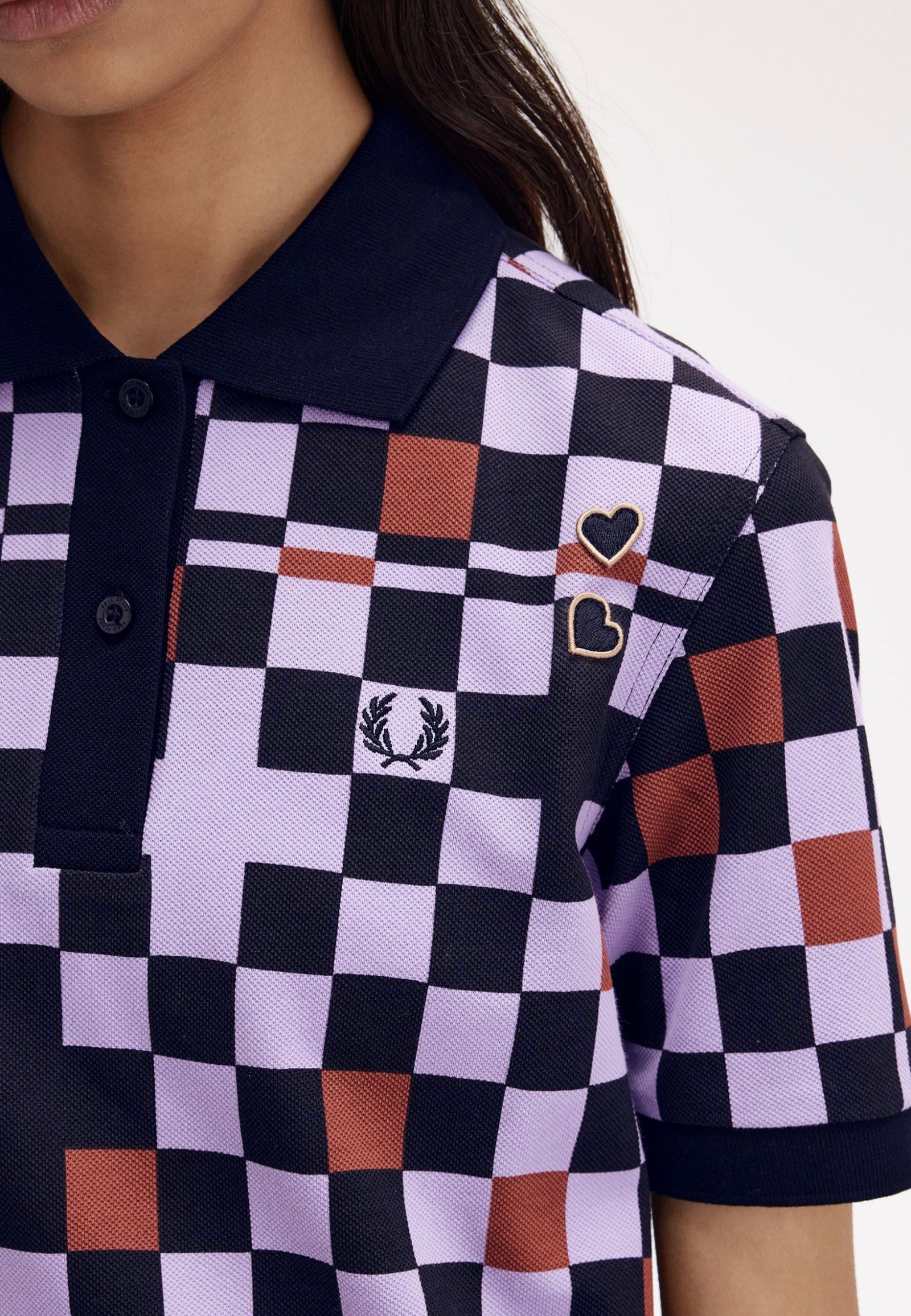 Fred Perry x Amy Winehouse - Printed Ultra Violet - Polo | Women-Image