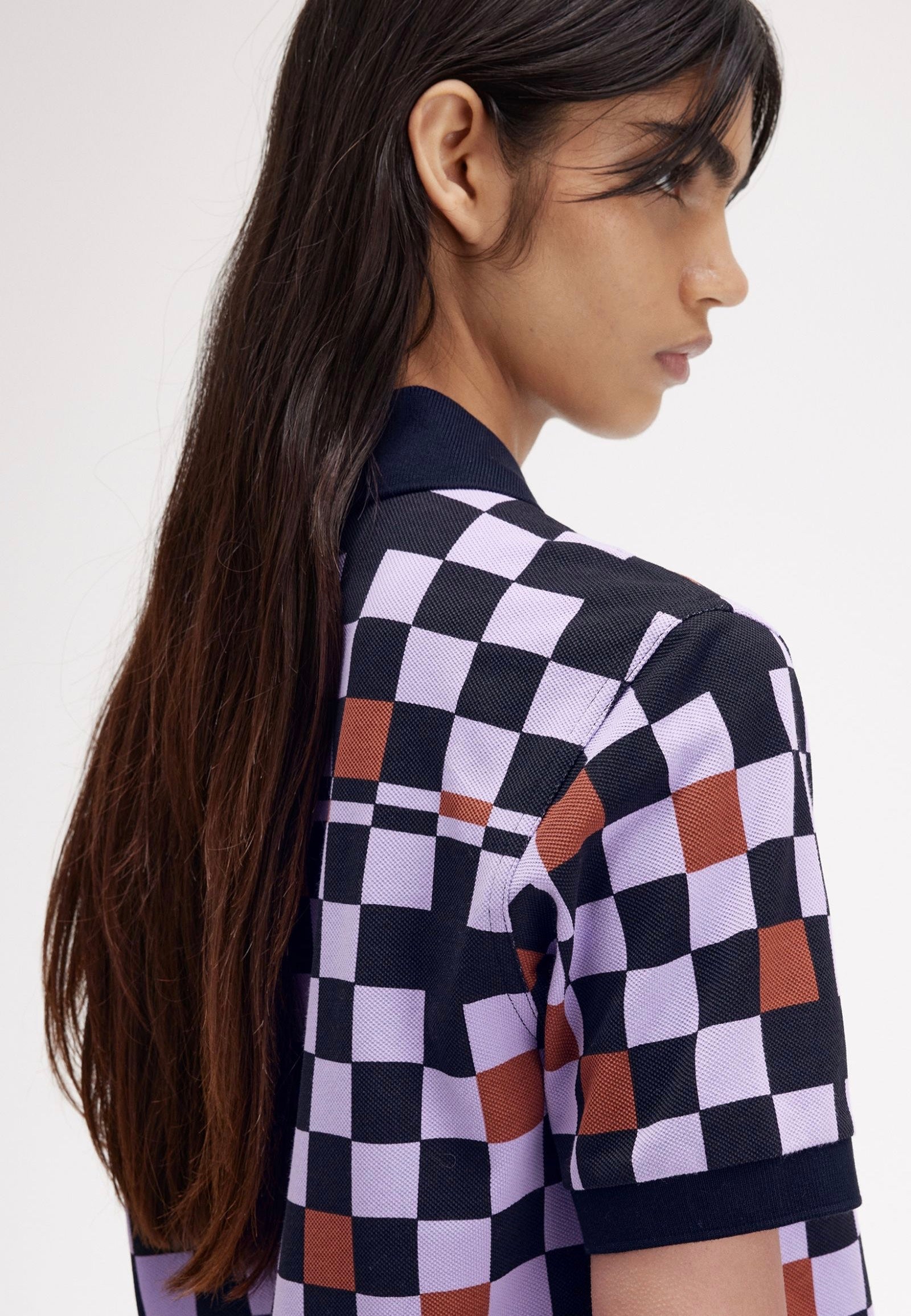 Fred Perry x Amy Winehouse - Printed Ultra Violet - Polo | Women-Image