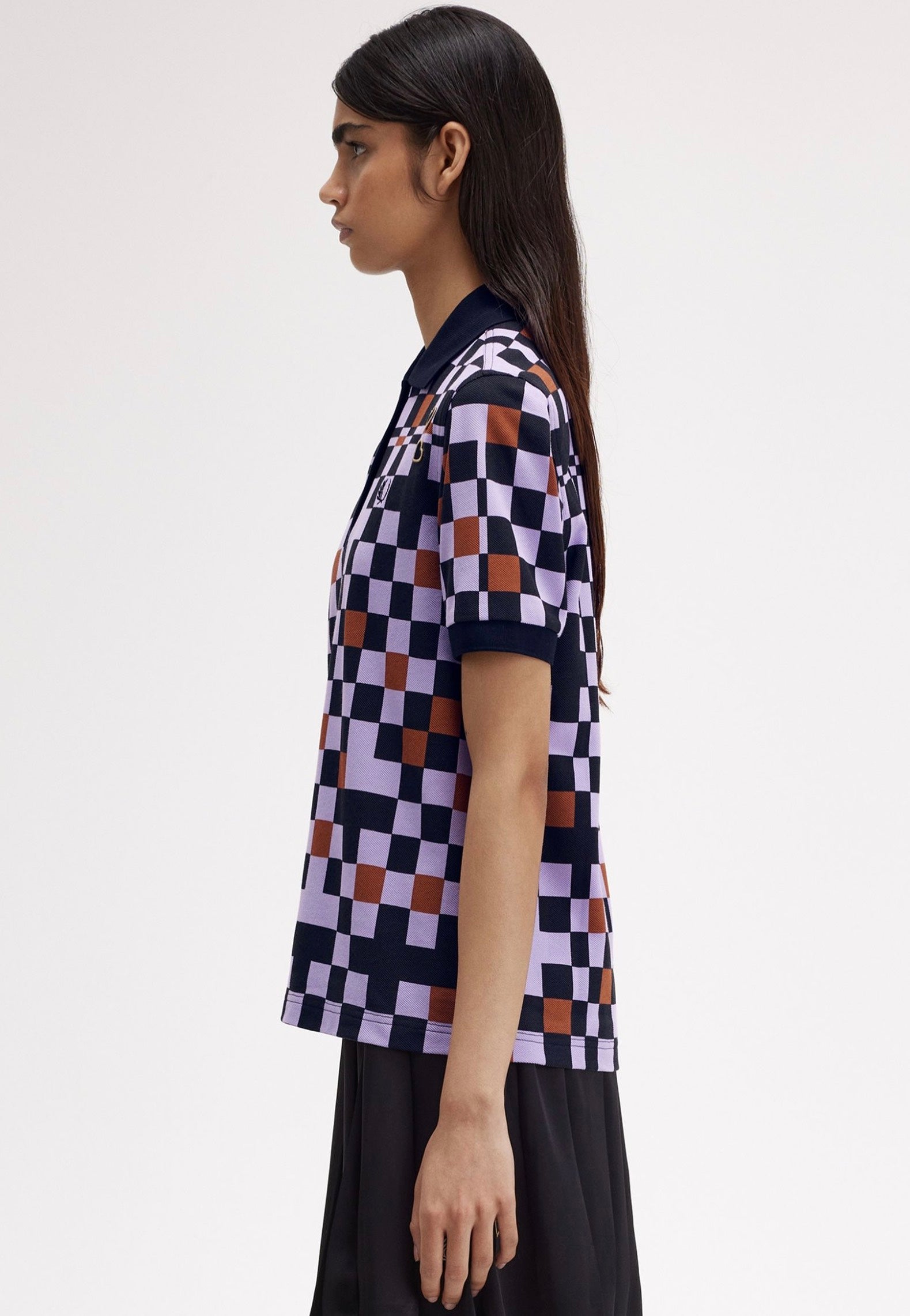 Fred Perry x Amy Winehouse - Printed Ultra Violet - Polo | Women-Image