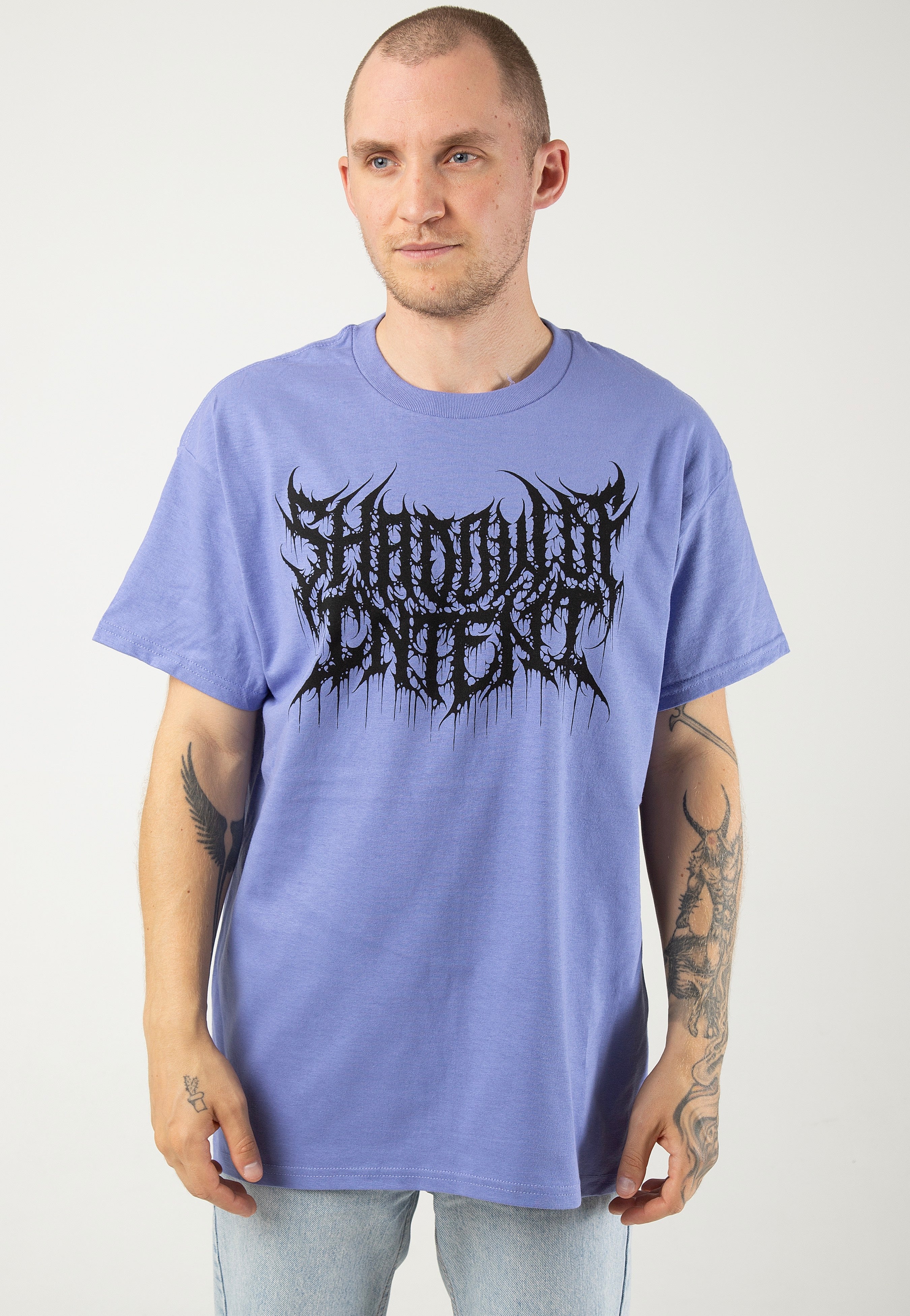 Shadow Of Intent - Drip Logo Violet - T-Shirt | Men-Image