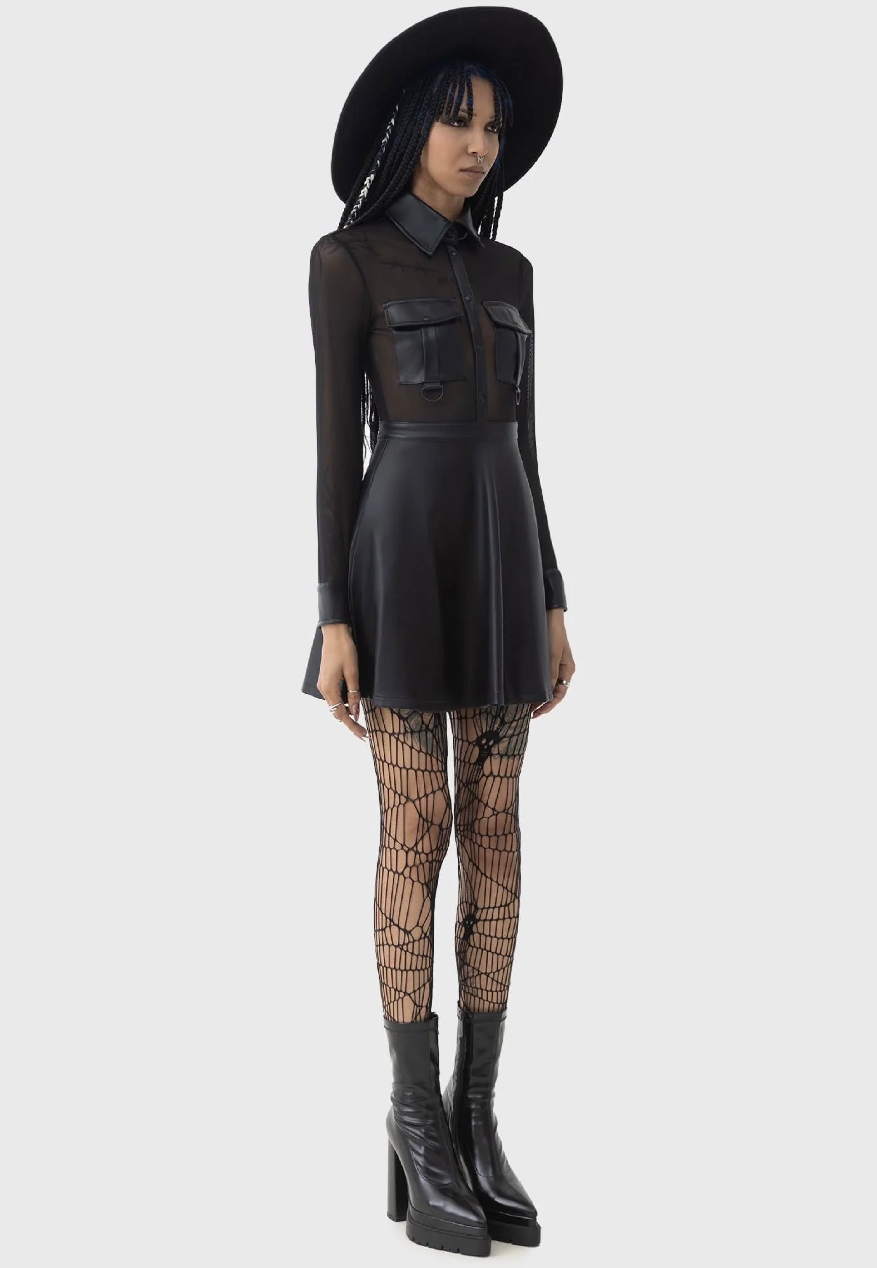 Killstar x Kihilist - Shadowsinger Black - Dress | Women-Image