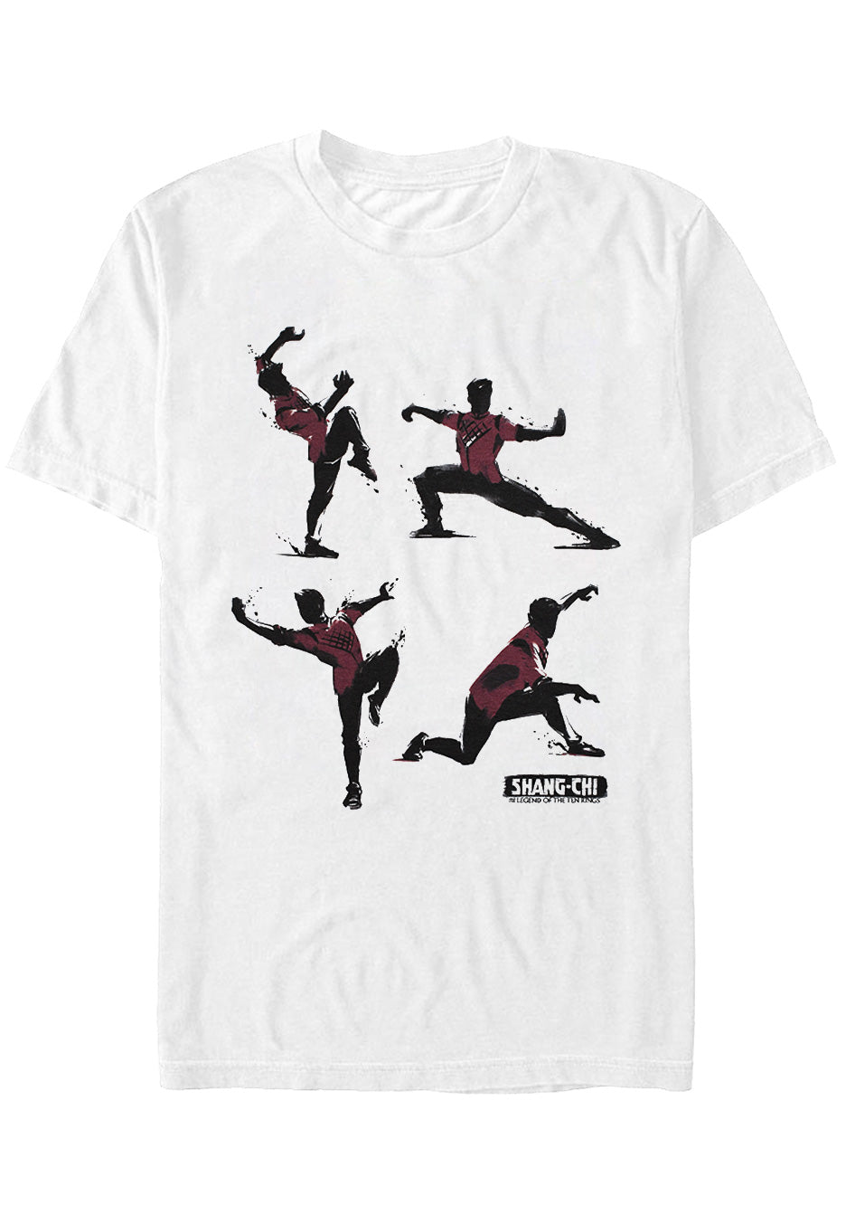 Shang-Chi - Karate Poses White - T-Shirt | Neutral-Image