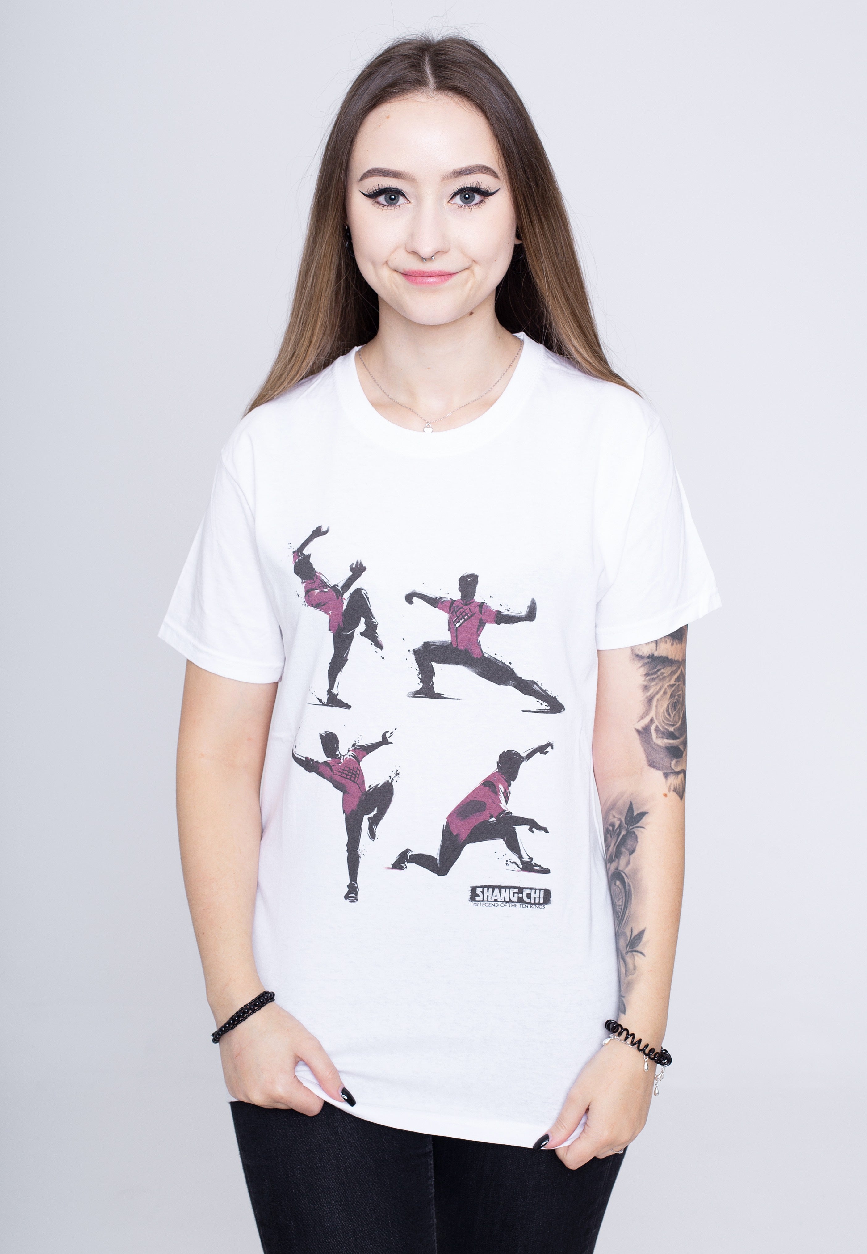 Shang-Chi - Karate Poses White - T-Shirt | Women-Image