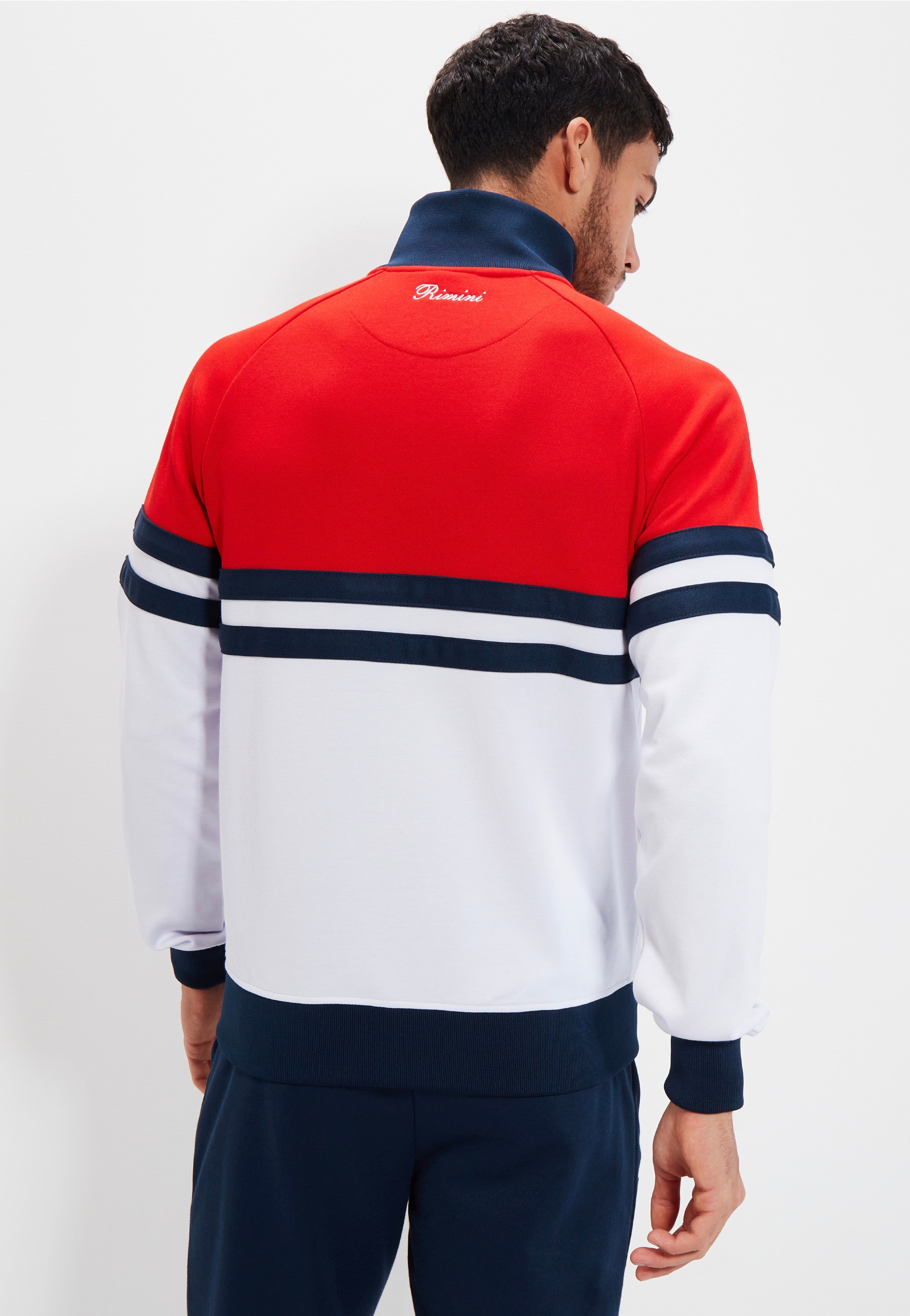 Ellesse - Rimini Red/White/Navy - Track Jacket | Men-Image