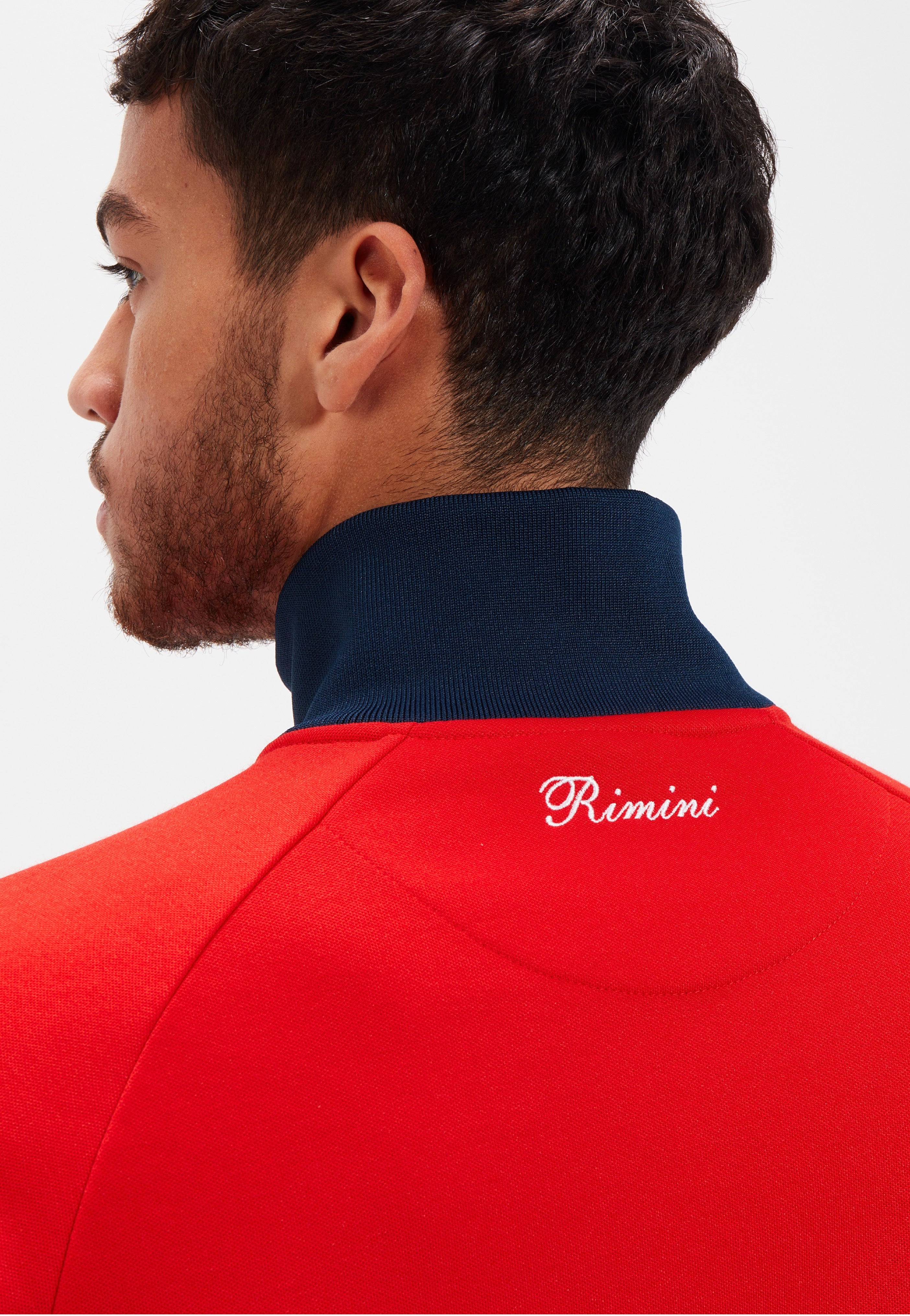 Ellesse - Rimini Red/White/Navy - Track Jacket | Men-Image