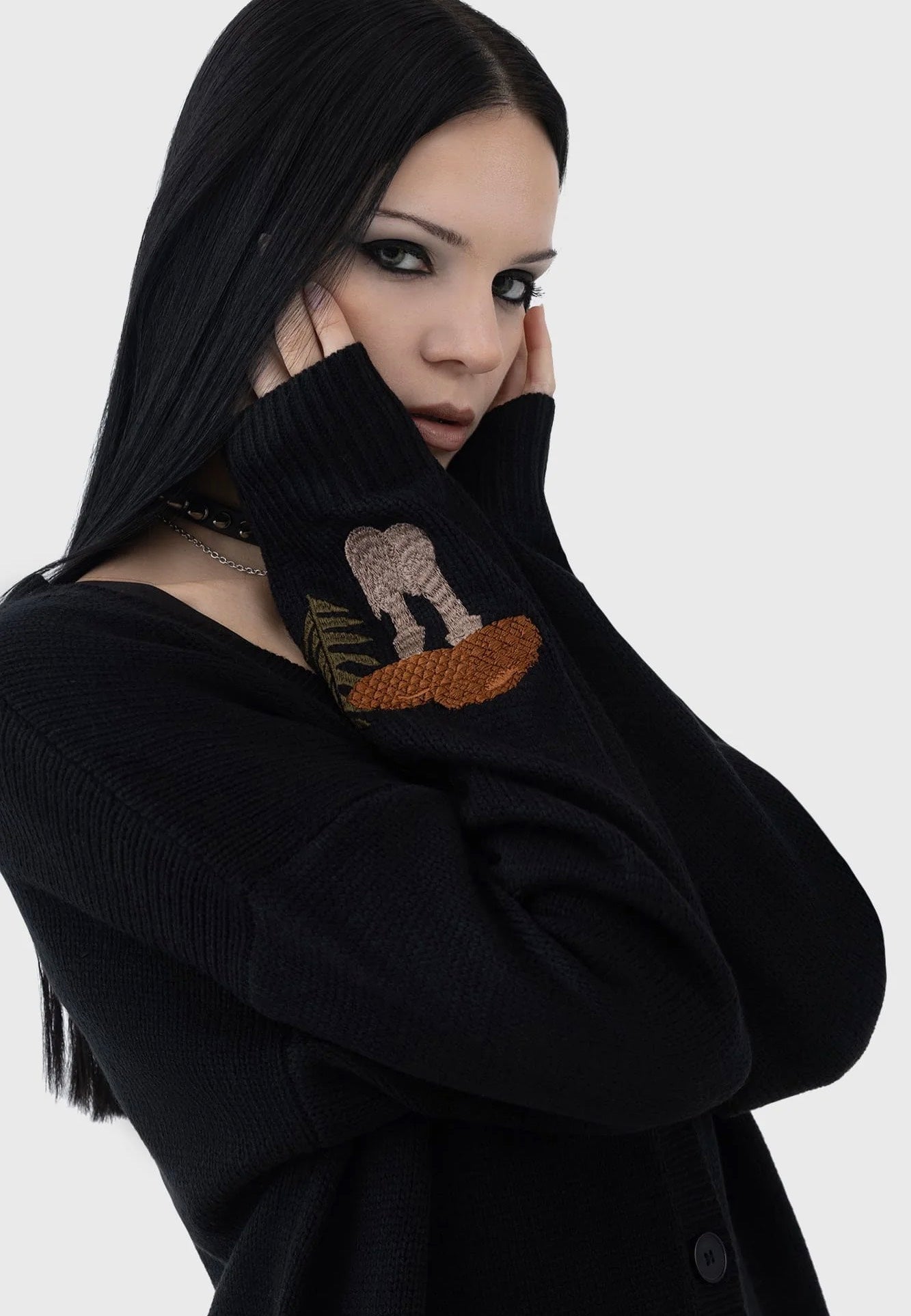 Killstar - Shroom Black - Cardigan | Women-Image