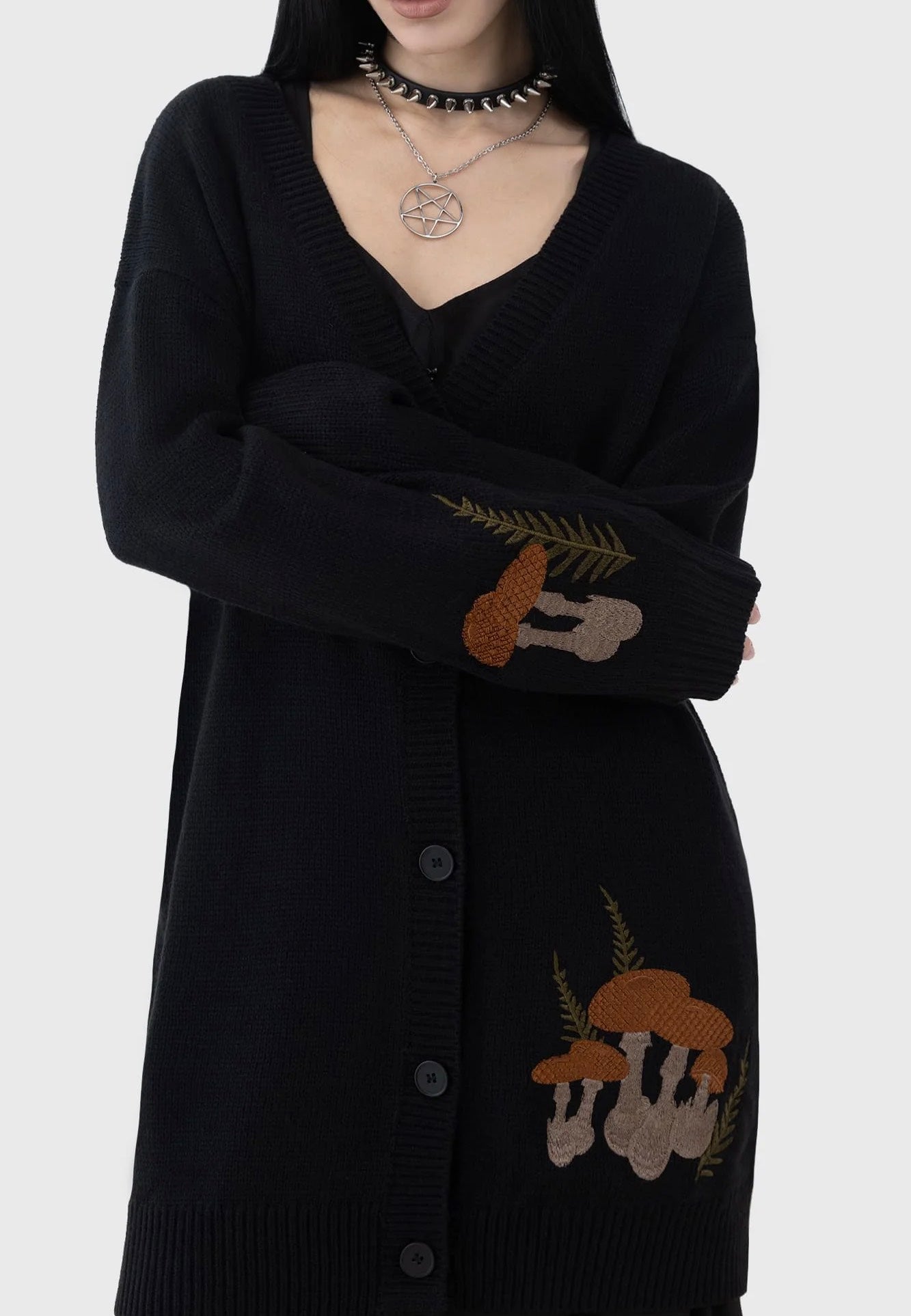 Killstar - Shroom Black - Cardigan | Women-Image