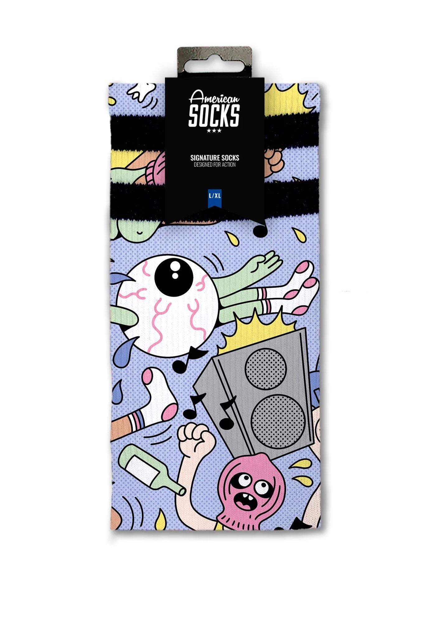 American Socks - Pogo Mid High Blue - Socks | Neutral-Image