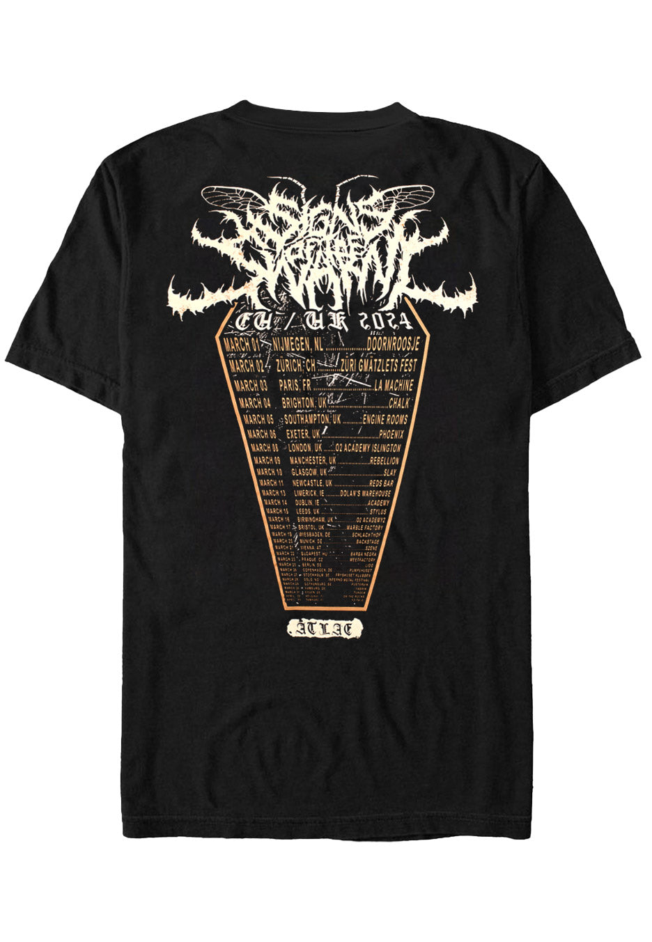 Signs Of The Swarm - Atlae Tour 2024 - T-Shirt | Neutral-Image