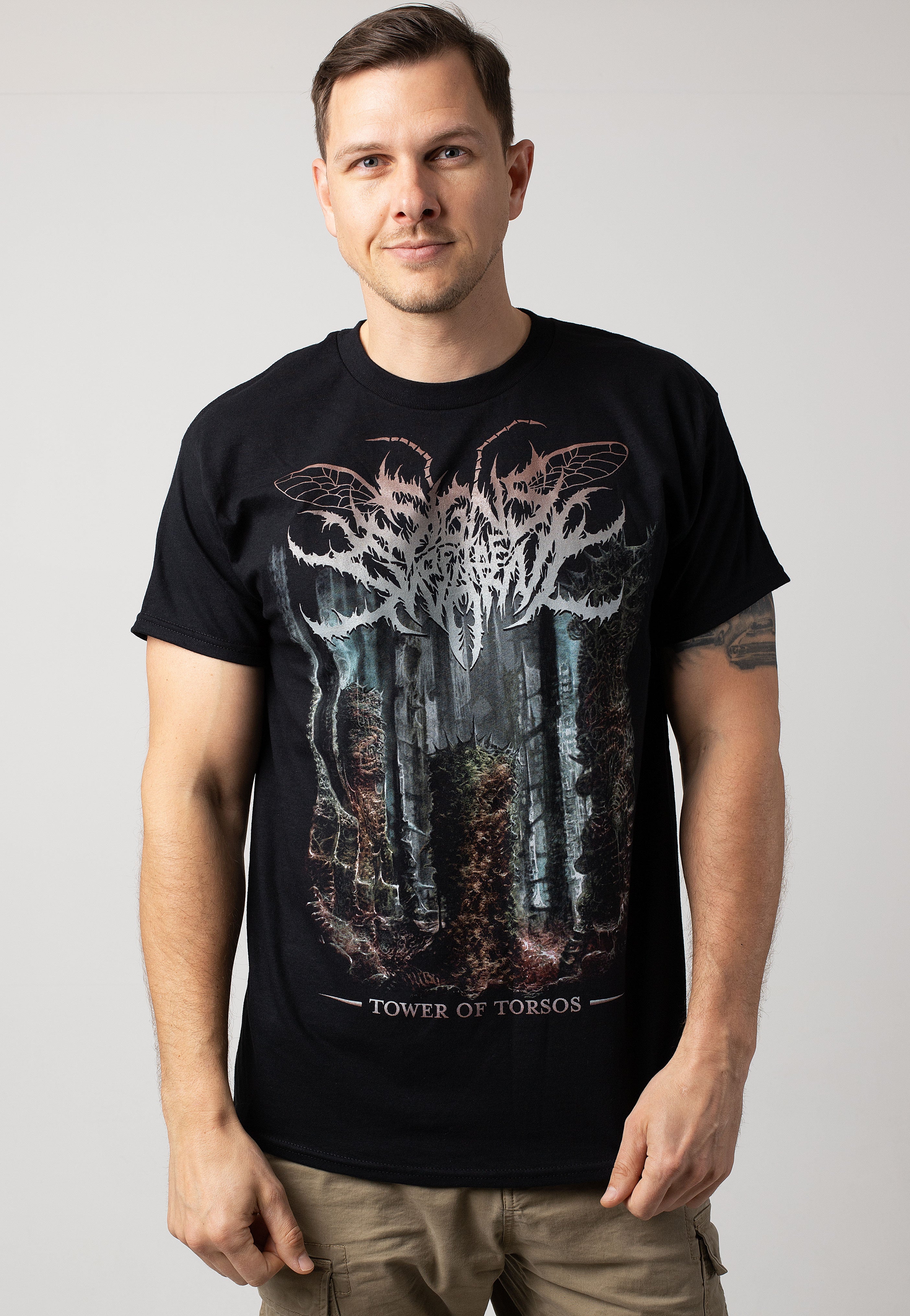 Signs Of The Swarm - Tower Of Torsos - T-Shirt | Men-Image