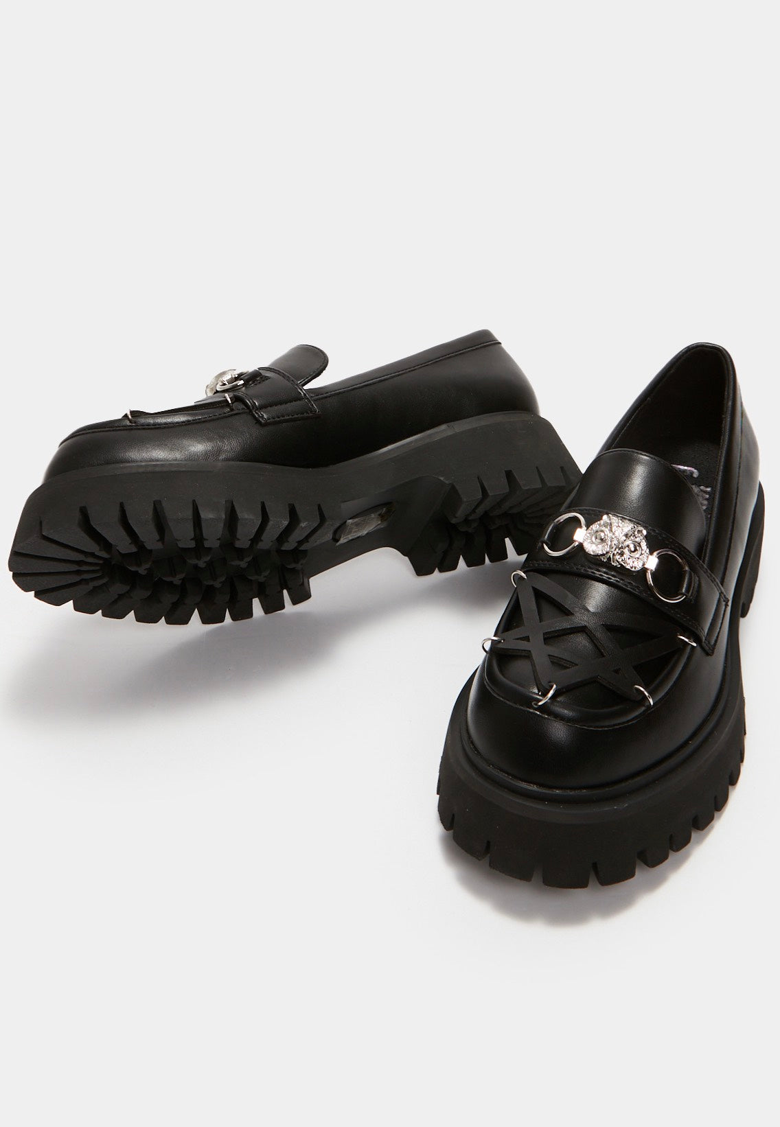 Koi Footwear - Silent Dusk Owl Pentagram Black - Shoes | Women-Image