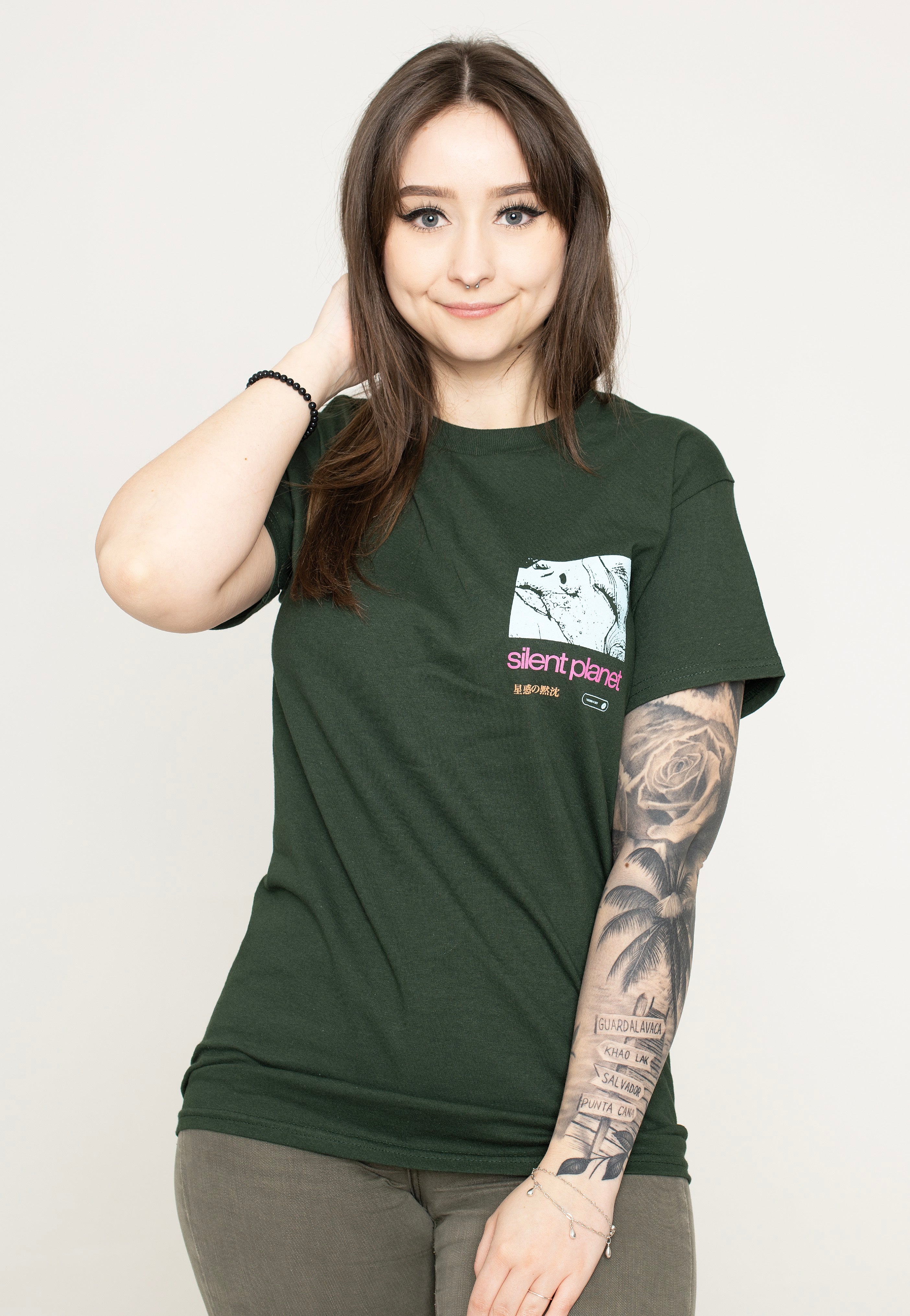 Silent Planet - Girl Forest Green - T-Shirt | Women-Image